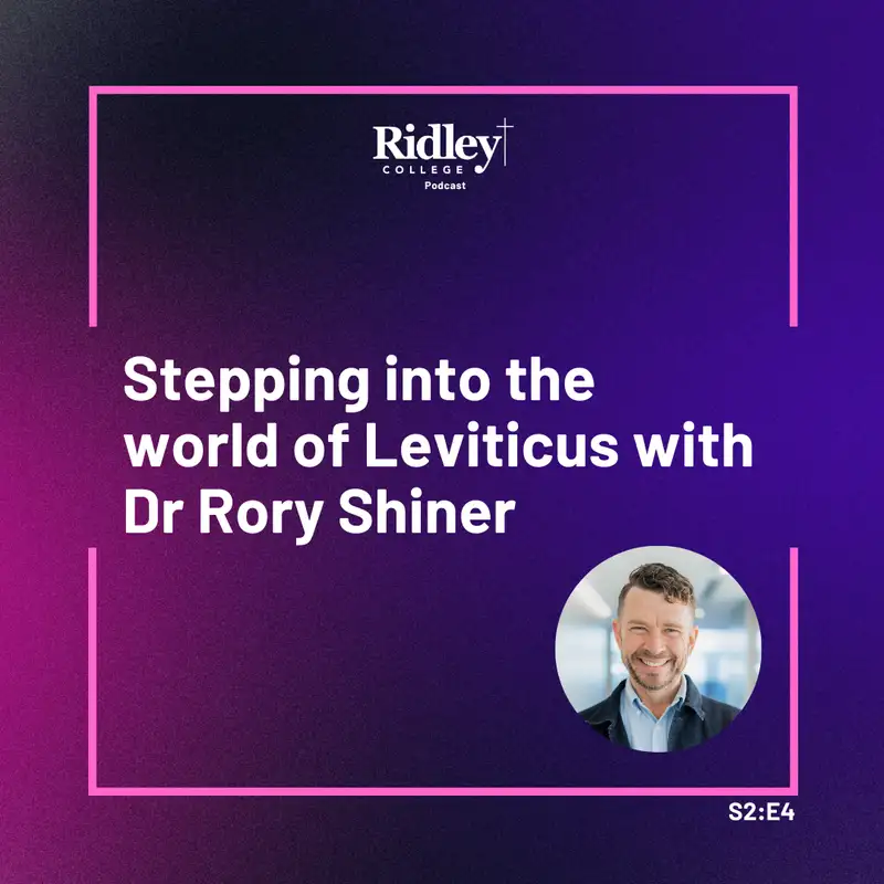 Stepping into the world of Leviticus with Dr Rory Shiner