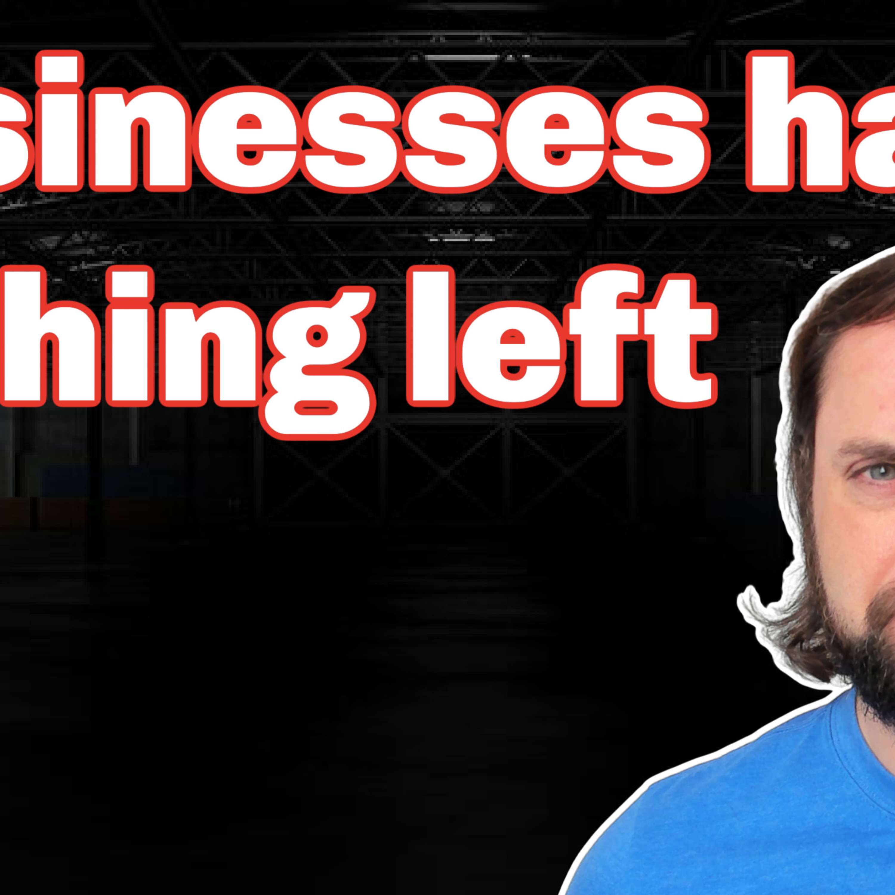 More alarming reports of business going dark all over the economy.