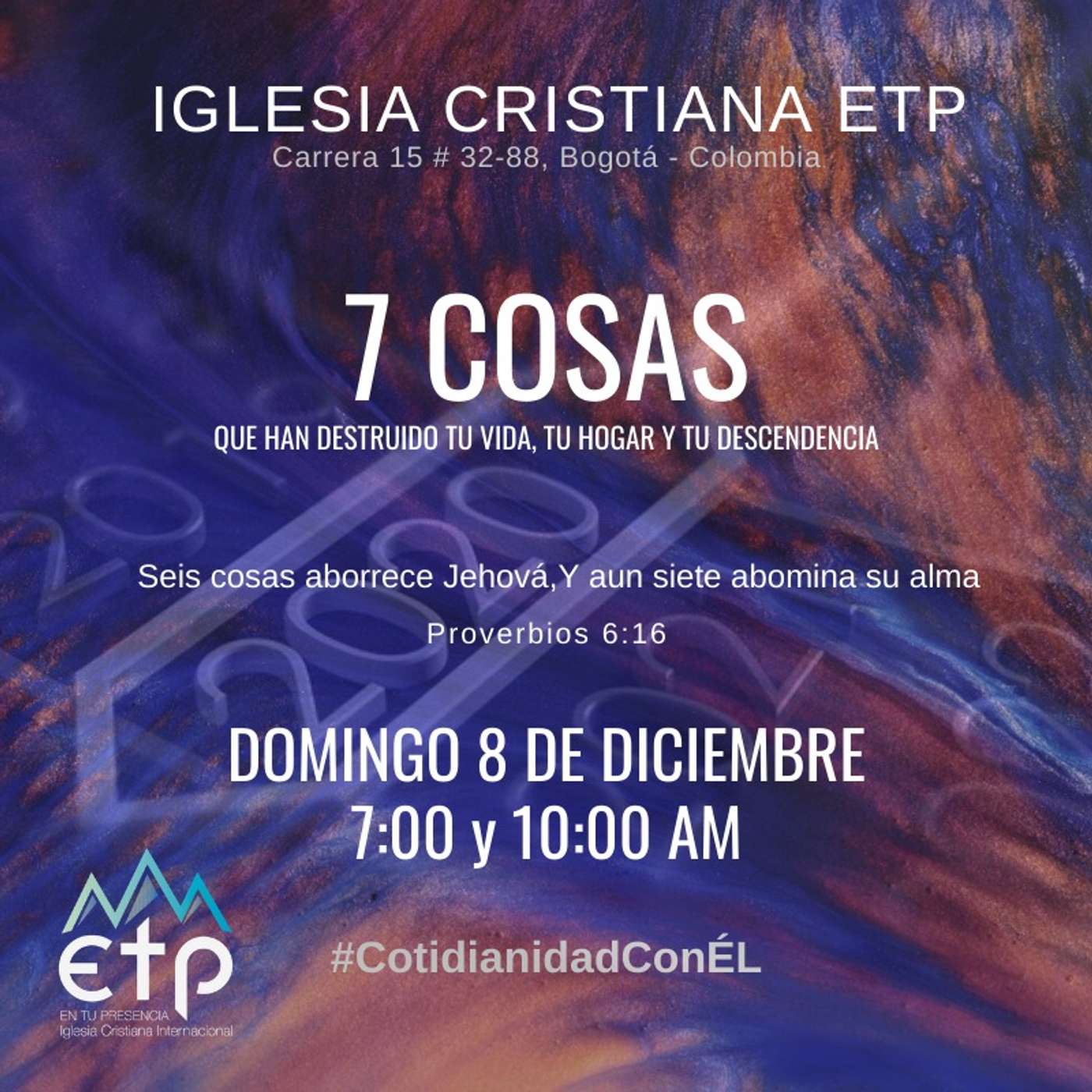 Charlas Iglesia ETP | Pastores Luis Salas y Jeannette Noguera, Iglesia ETP