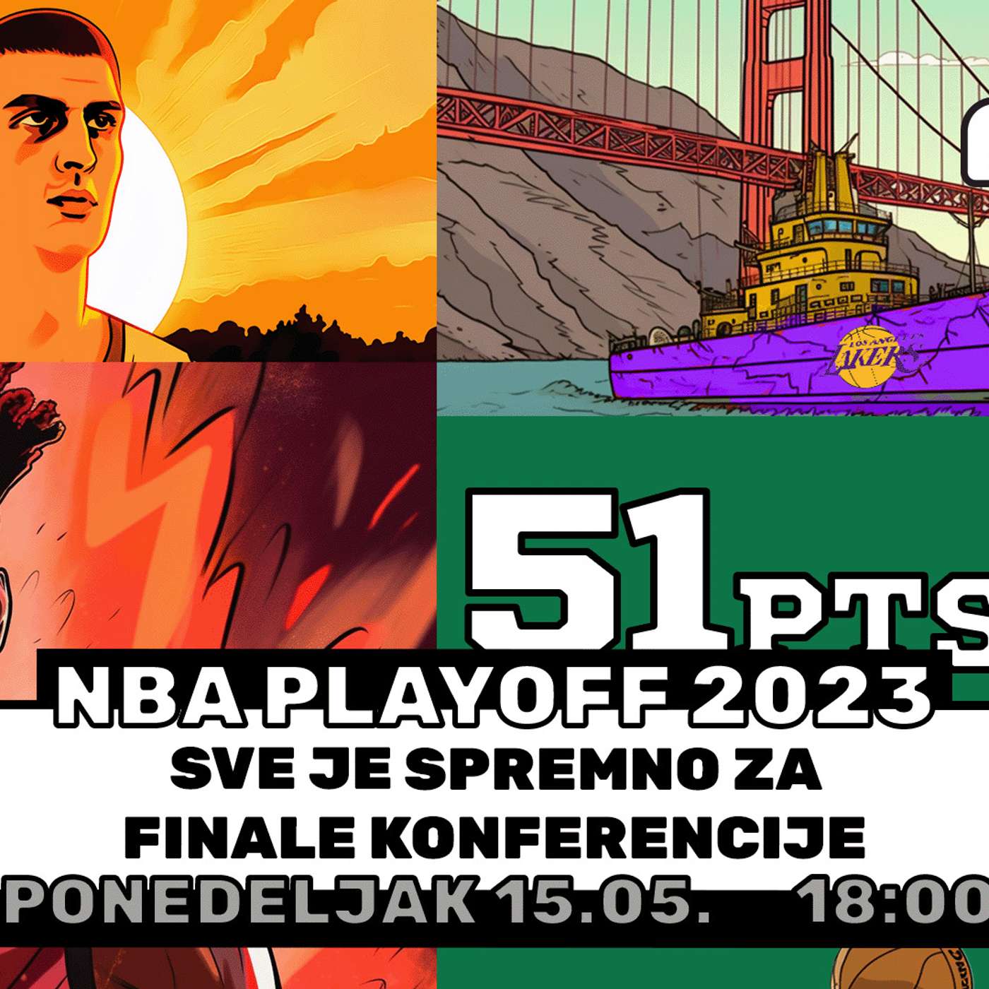 No. 12 | Sve je spremno za finale konferencije | NBA 2023 episode artwork