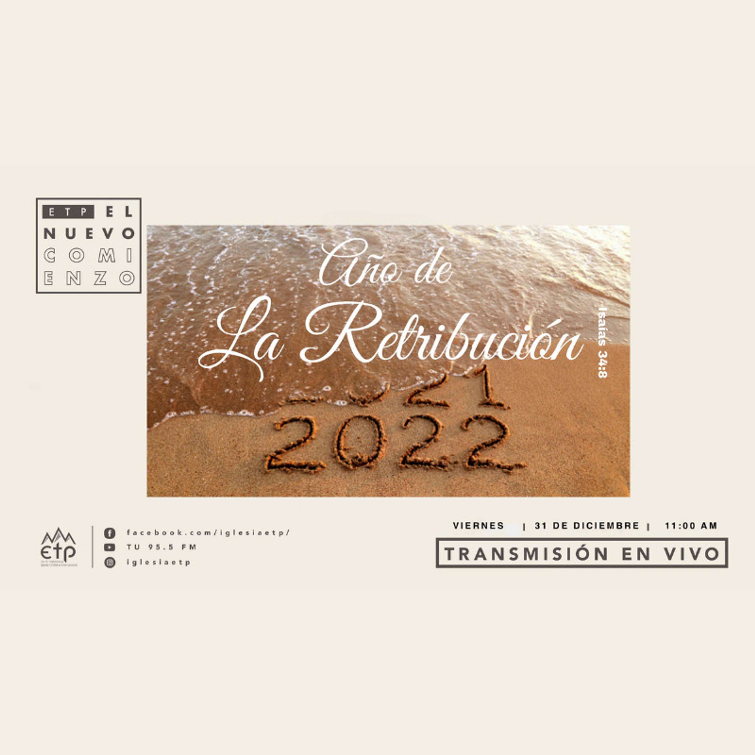 Año de la Retribución para Tu Vida, Tu Familia y Tu Descendencia