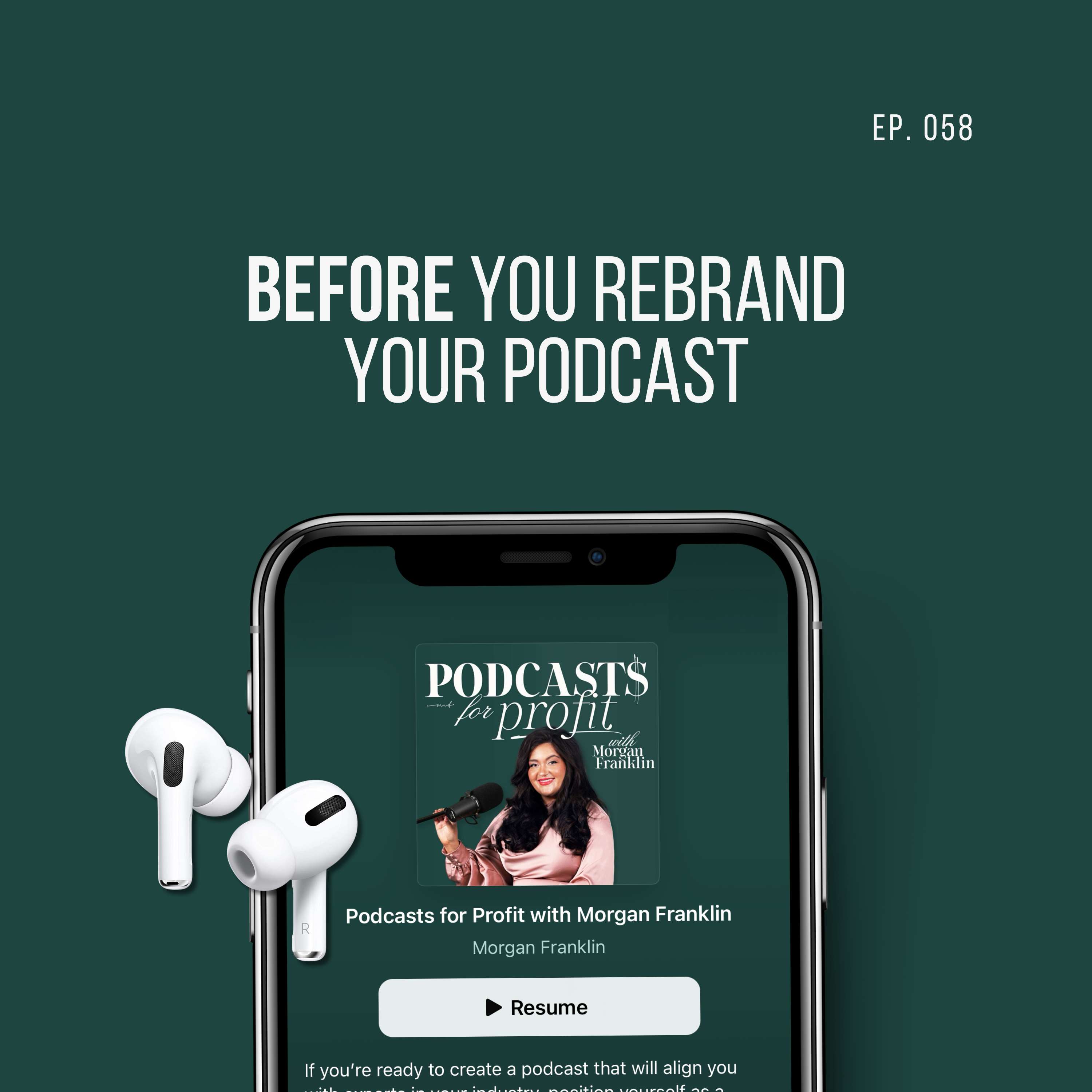 Podcasts for Profit with Morgan Franklin | Podcasting Strategy for Podcasters