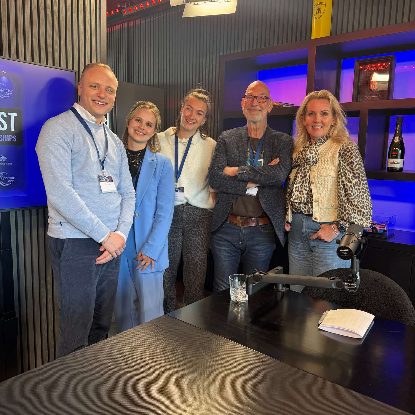 De SponsorRingen Talenten van 2025 stellen zich voor: Fleur Bouter (House of Sports), Rick van der Meij (Nederlandse Loterij) en Lonneke Wilms (Talpa Studios)