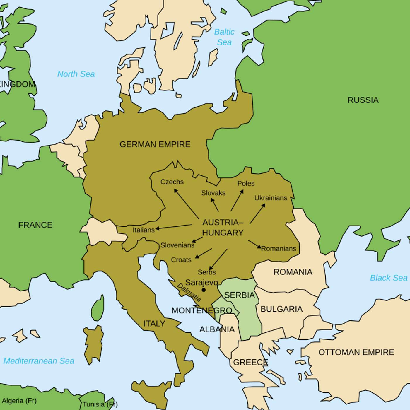 The Start of the War & the July Crisis - The History of WWI:  Episode 2