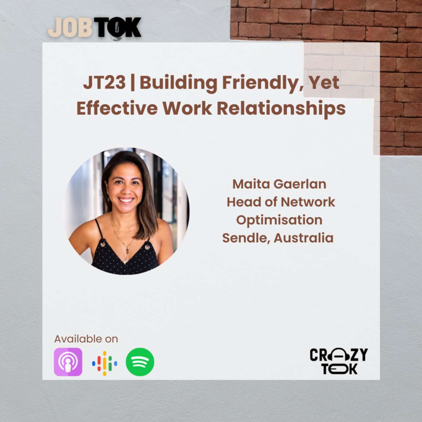 JT23 | Maita Gaerlan on Building Friendly, Yet Effective Work Relationships