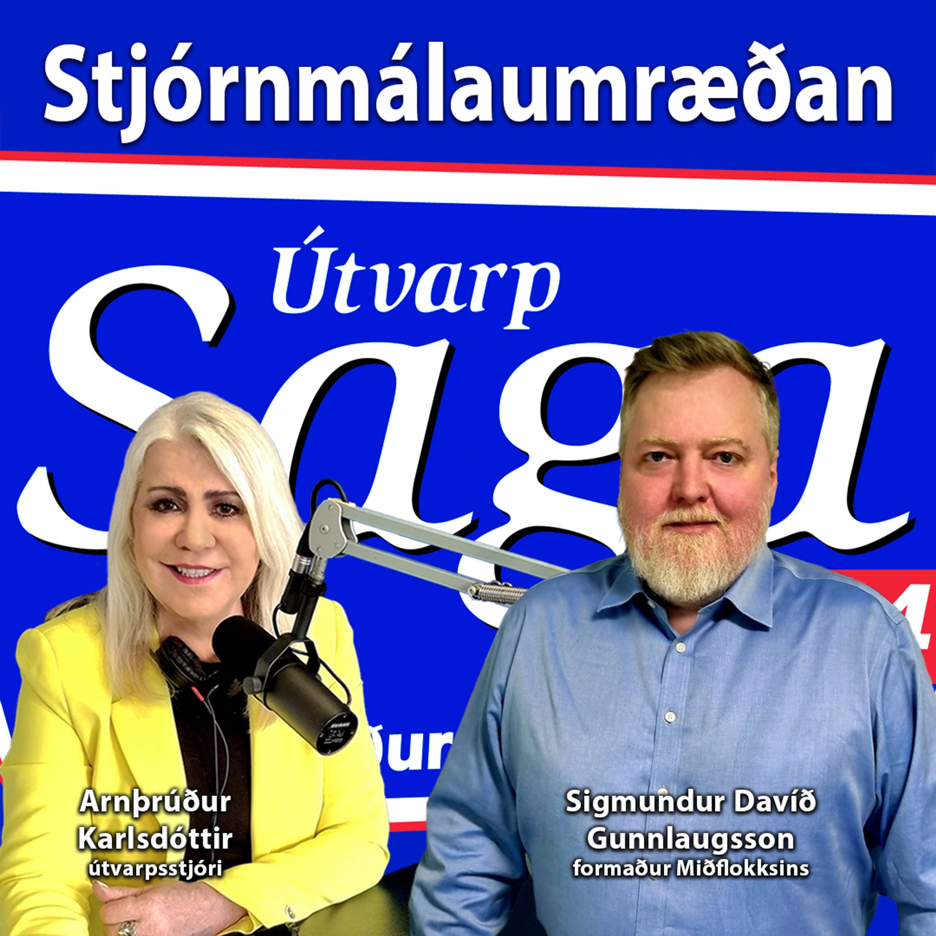 Stjórnmálin - Arnþrúður Karlsdóttir ræðir við Sigmund Davíð Gunnlaugsson