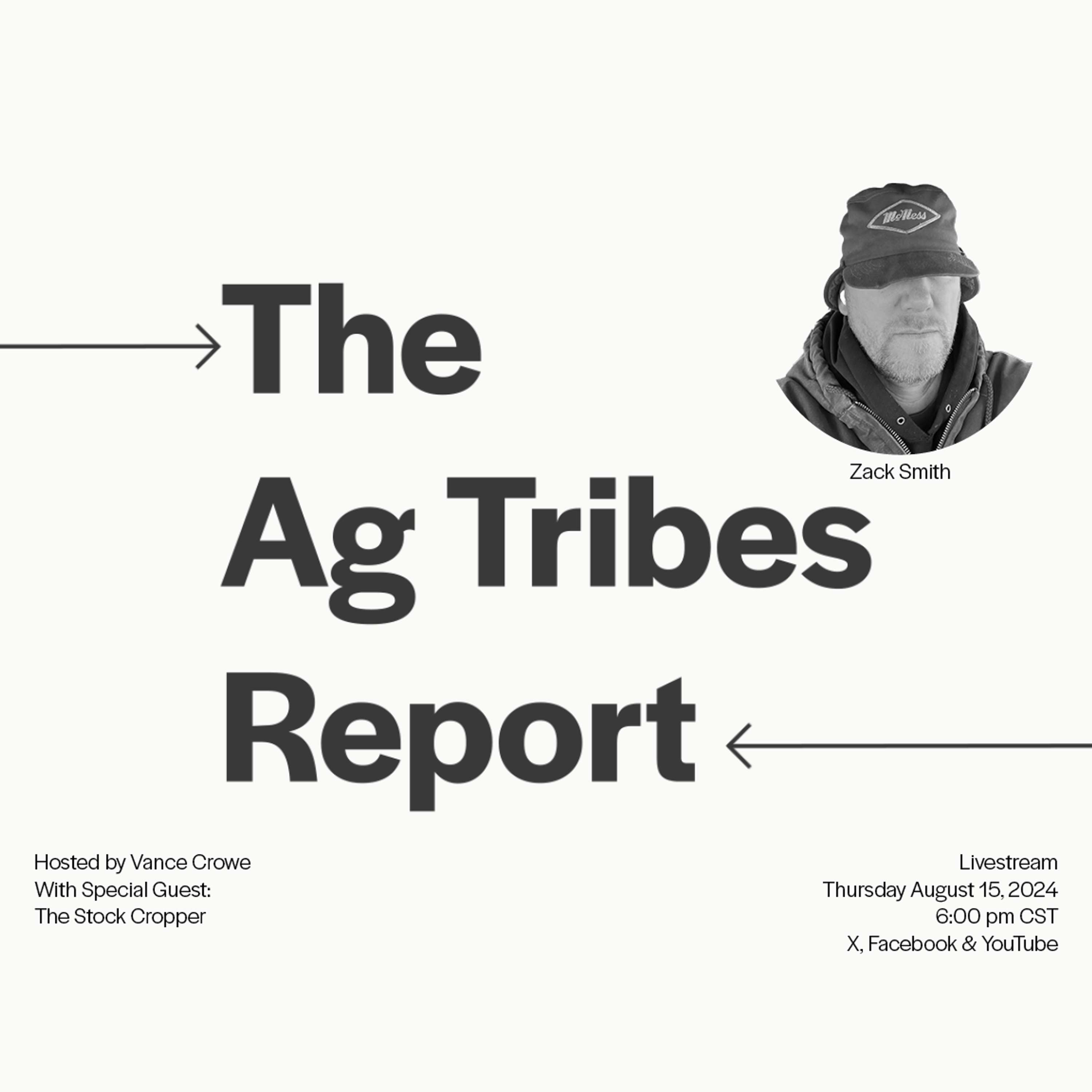 Ag Tribes Report: Zack Smith; Food Price Controls, Farmer Suicides, and farmland priced in BTC @zebulousprime 