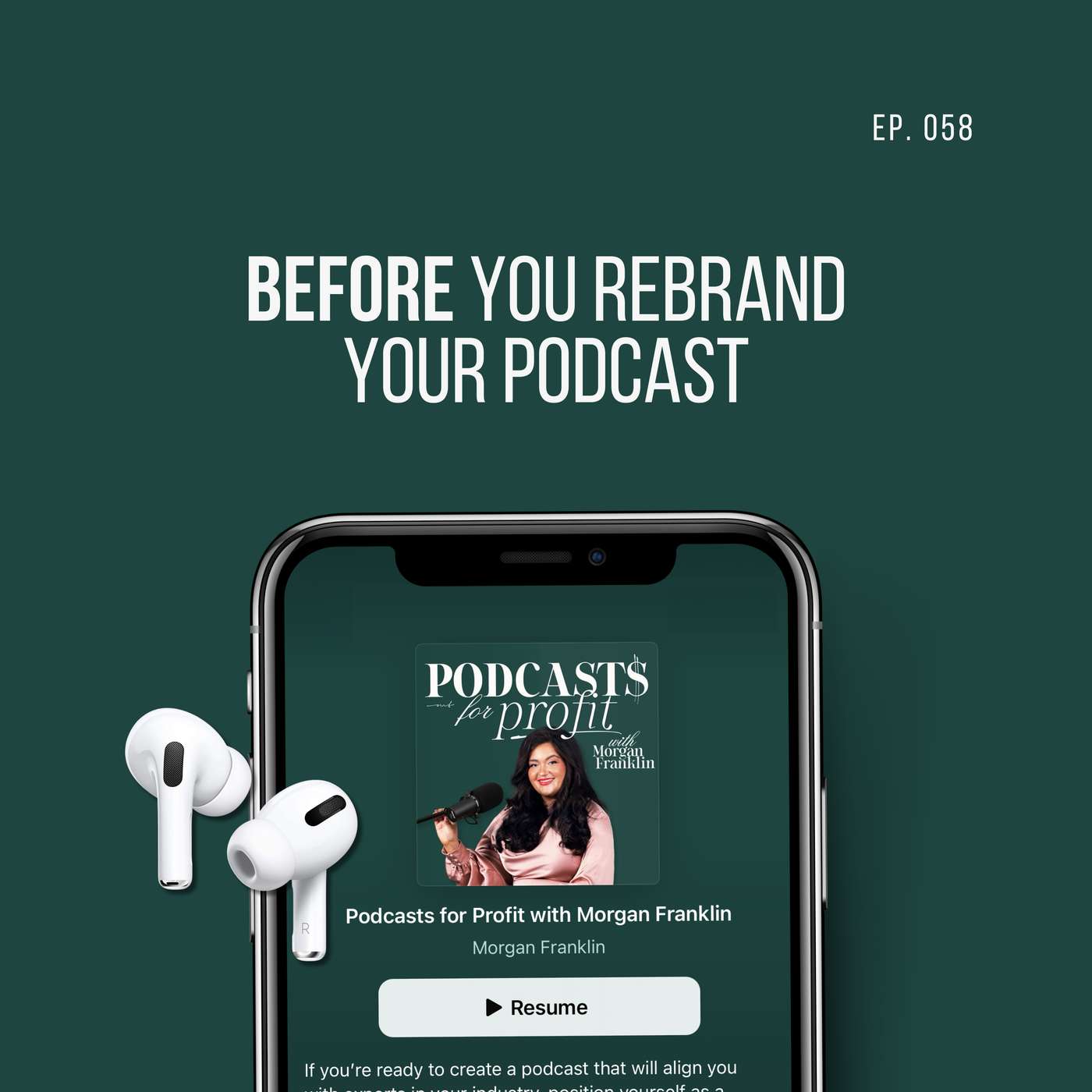 Podcasts for Profit with Morgan Franklin | Podcasting Strategy for Podcasters