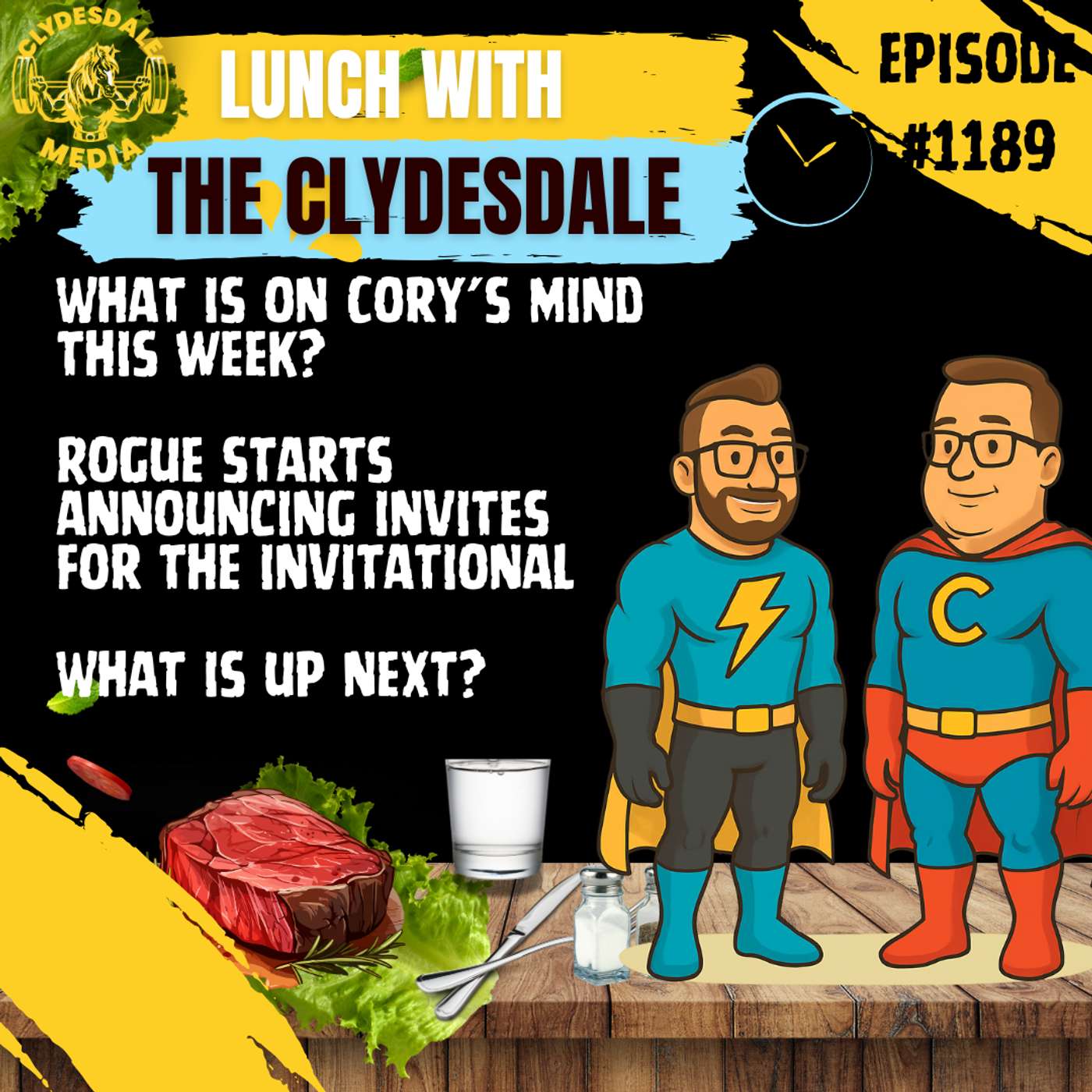 Lunch with the Clydesdale -  Cookin Cajun Wednesday - What's on Cory's Mind Today