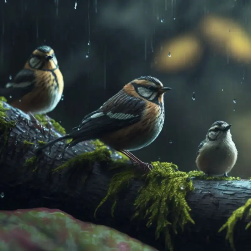 Raindrops and Birdsong for 8 Hours