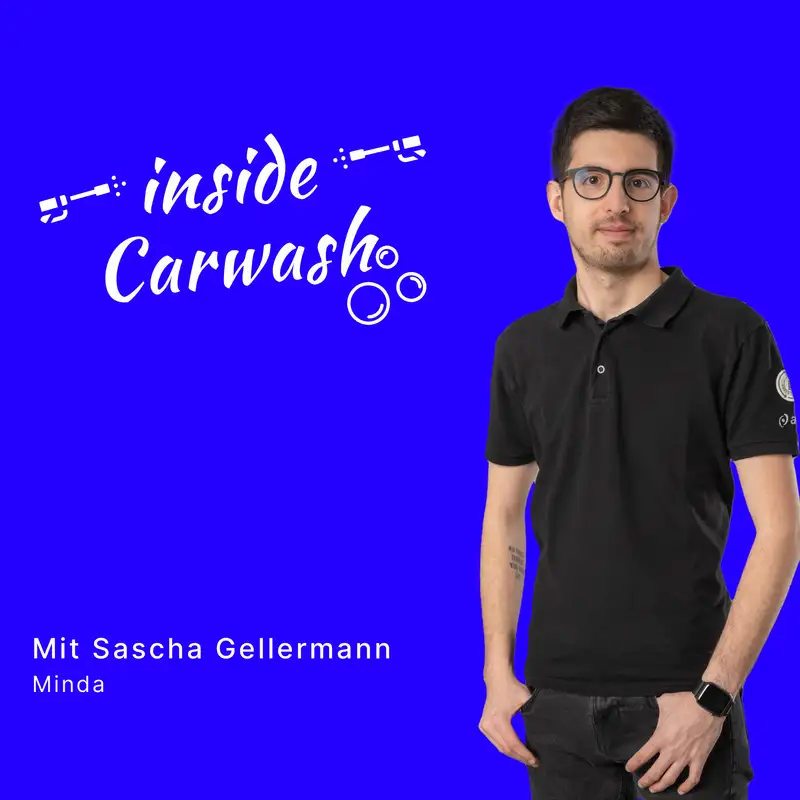 Förderbänder in der Waschanlage