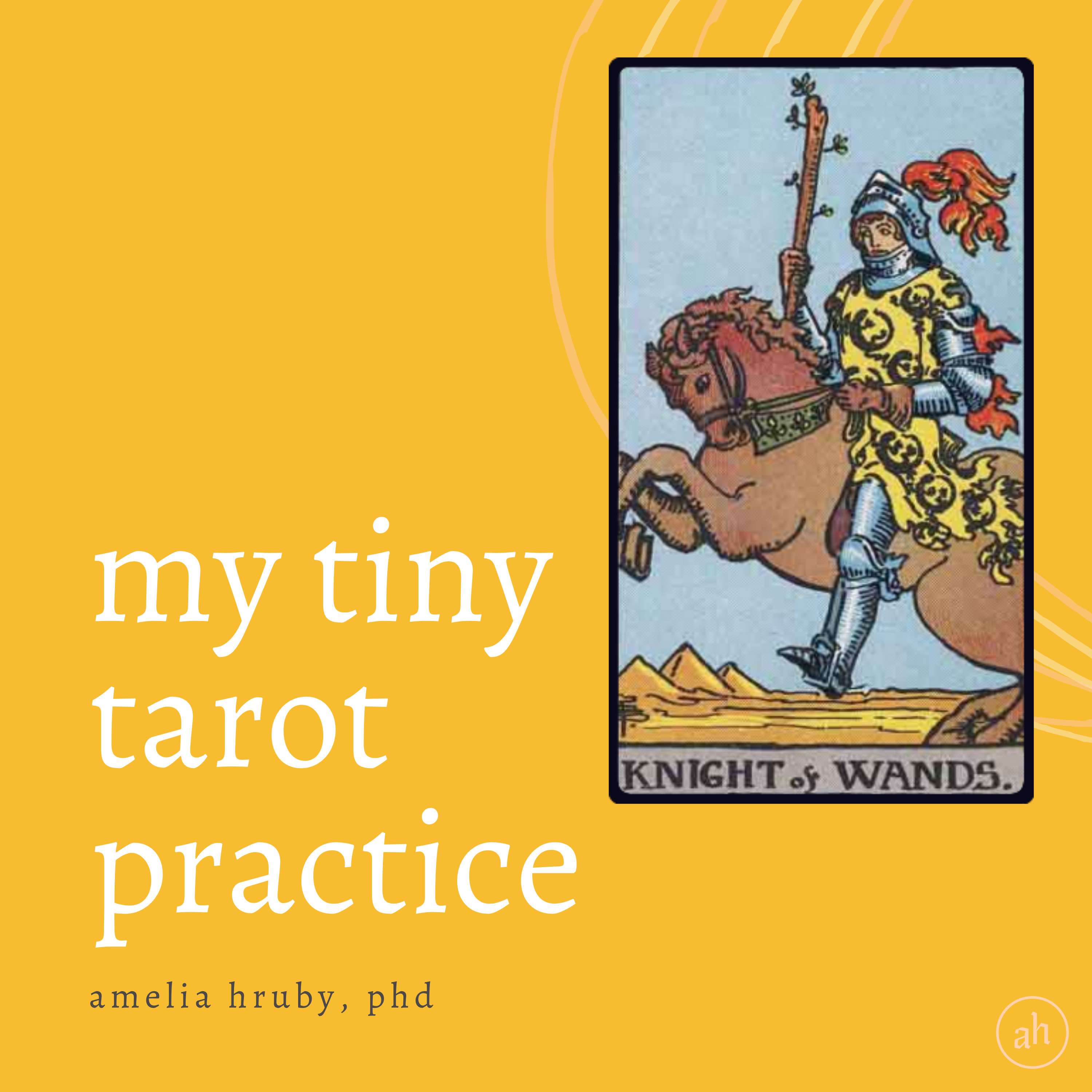 my tiny tarot practice