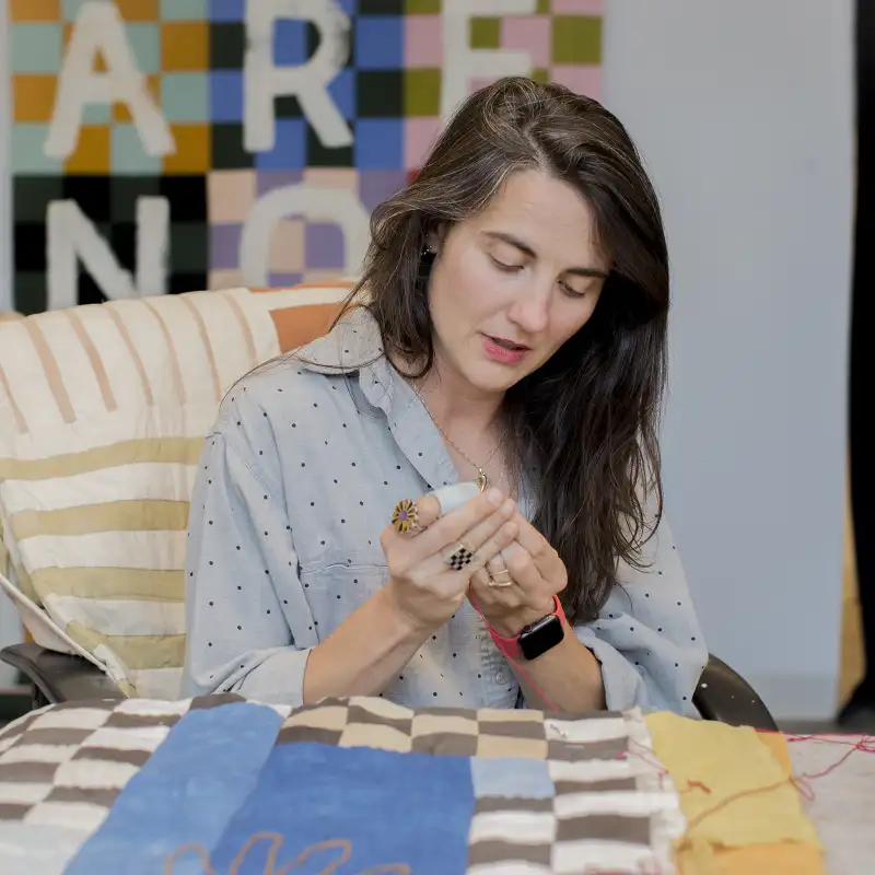 Exploring Vibrant Histories: Monique Crabb's Journey as a Conceptual Artist and Textile Innovator
