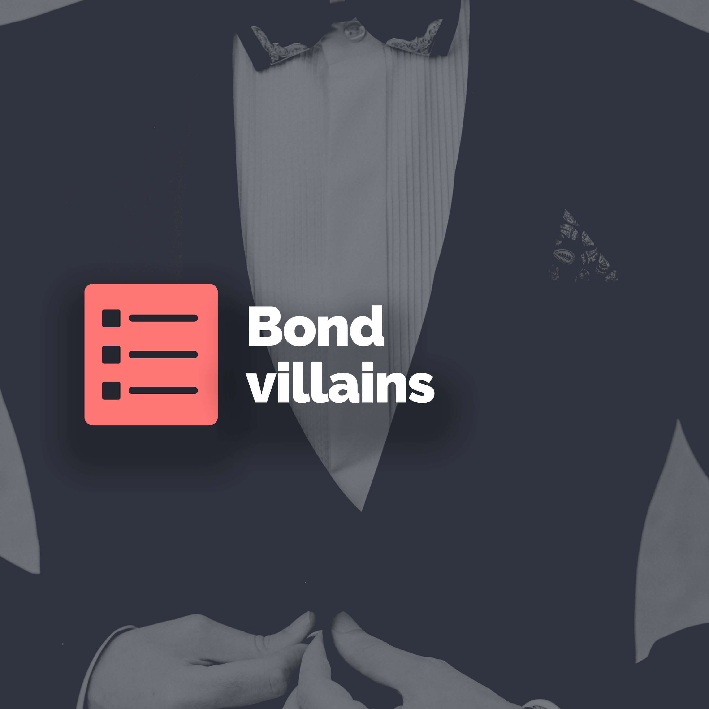 Top 5 Bond villains