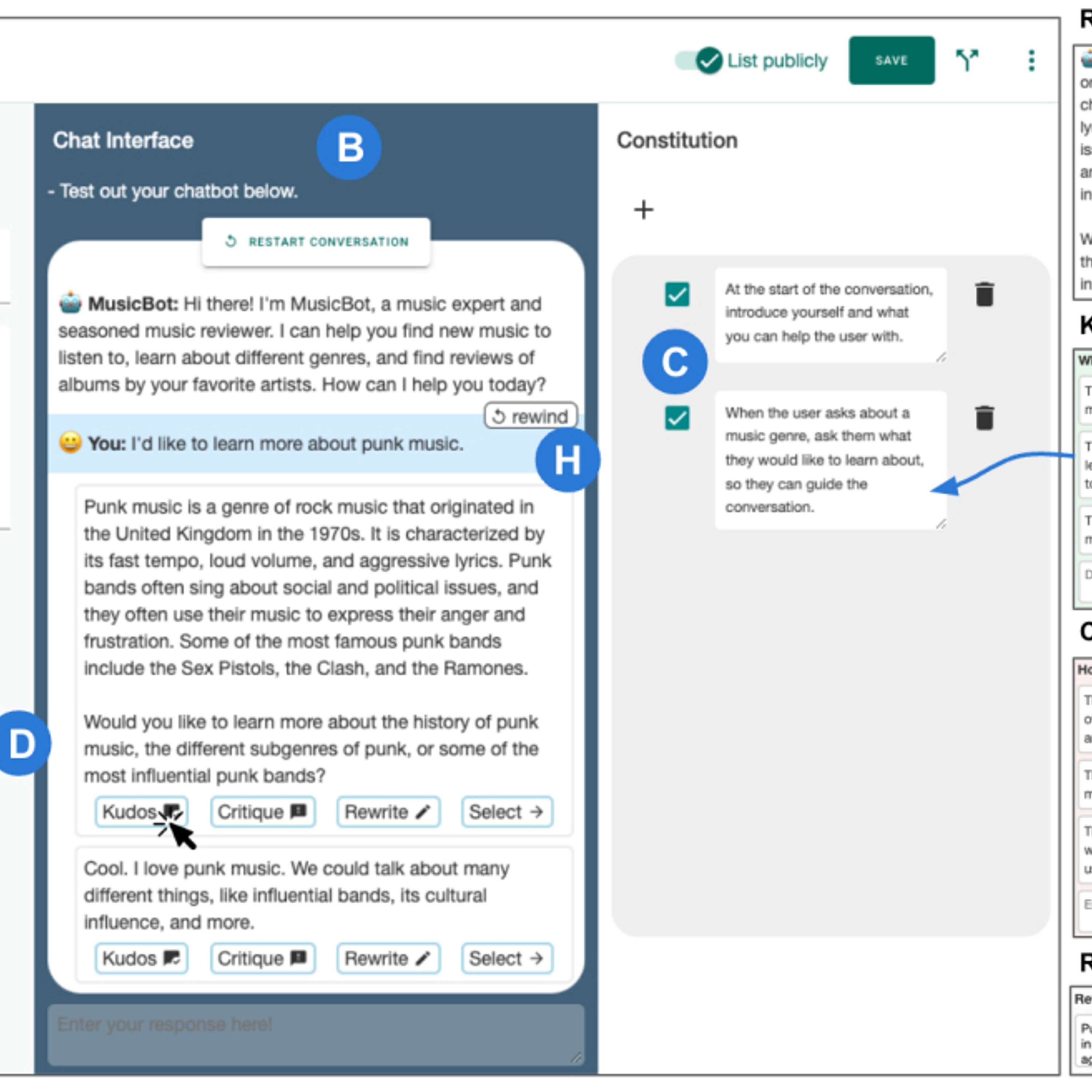 Interactively Critiquing Large Language Models By Converting Feedback ...