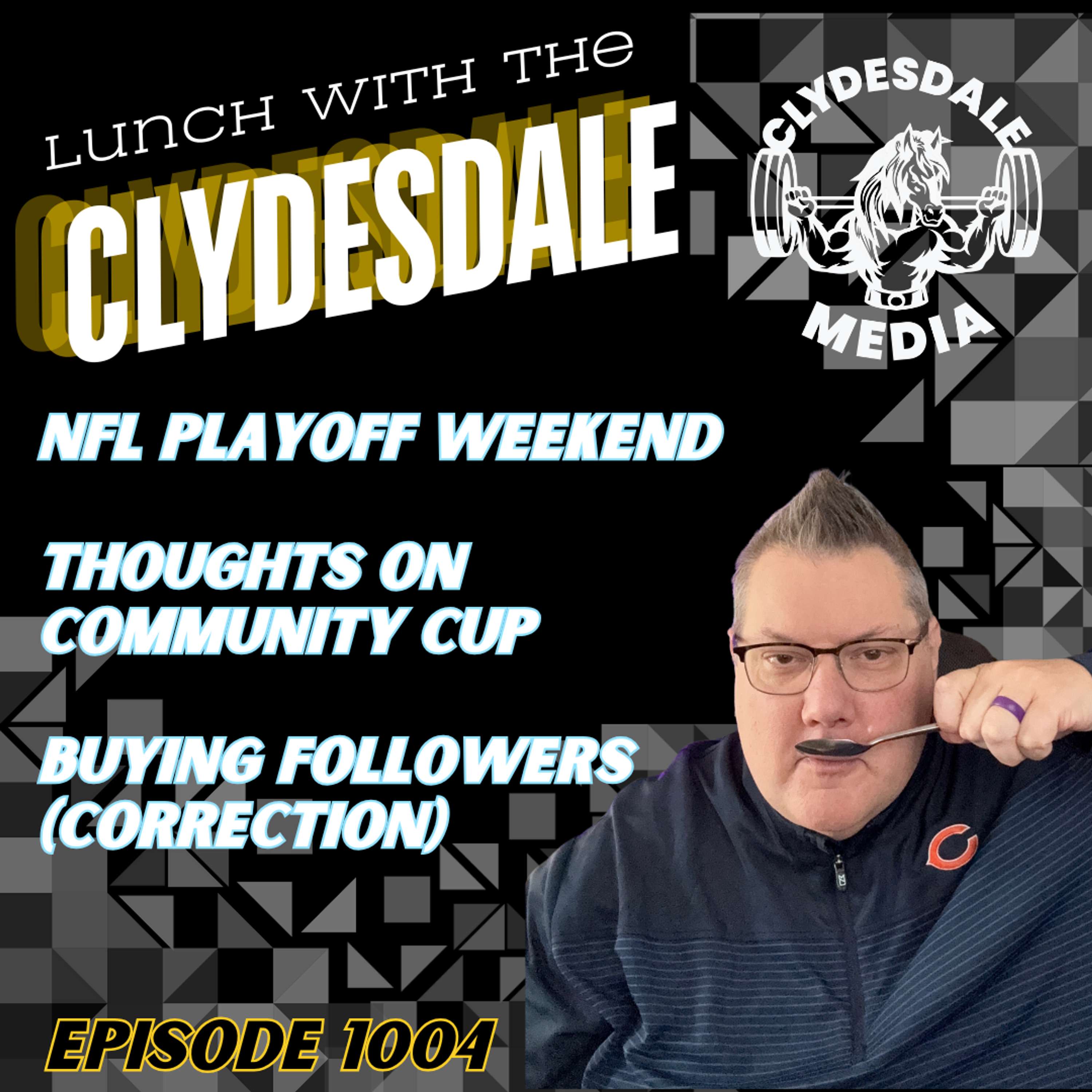 Lunch with the Clydesdale - Wlid Playoff Weekend and Community Cup