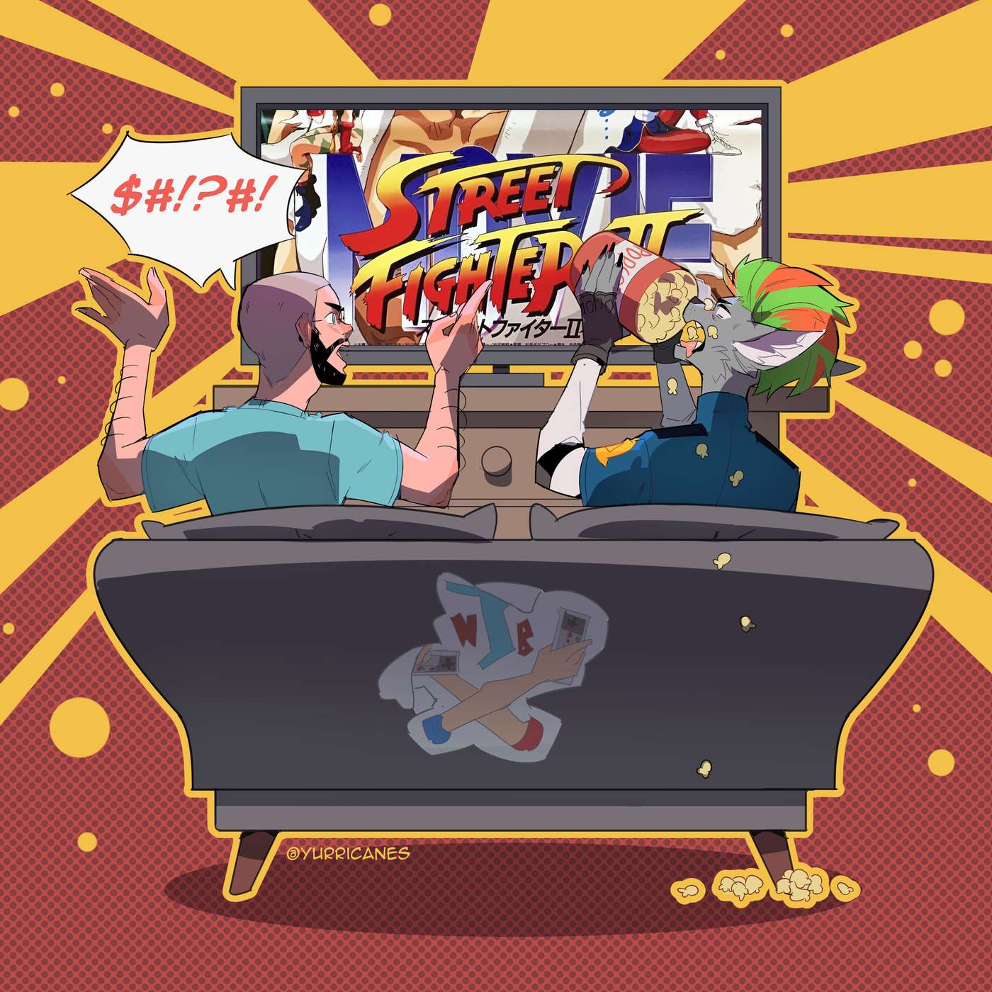 Street Fighter II - Vintage Testosterone and Walnut Cracking Thighs