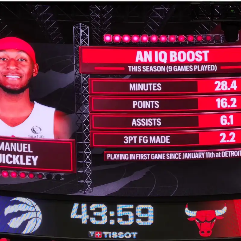 SPORT - Les Bulls trop forts : les Raptors s'inclinent à domicile