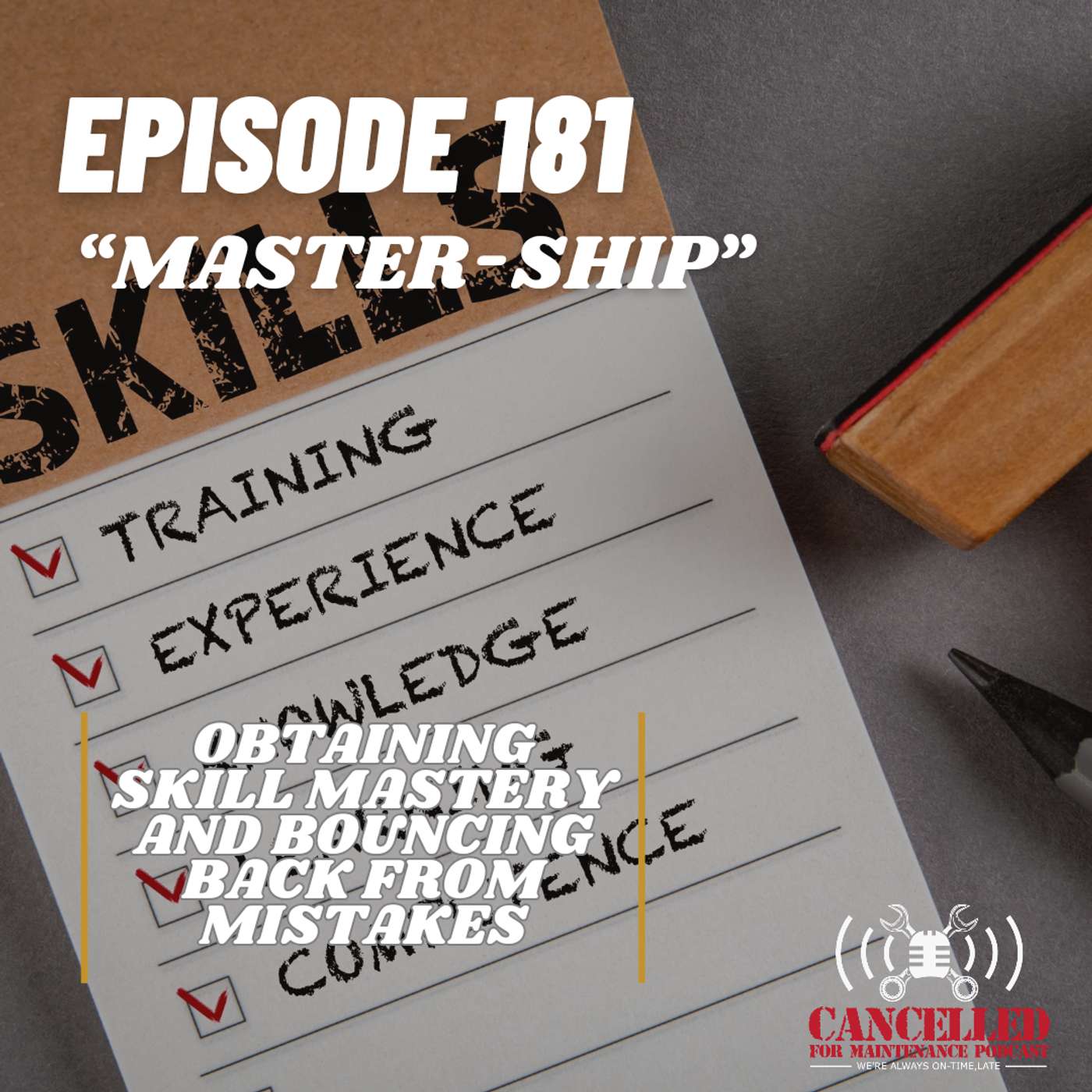 "Master-ship" | On attaining mastery of technical skill and bouncing back from mistakes