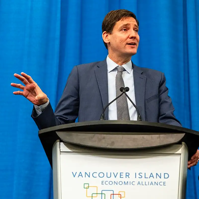 Premier David Eby addresses challenges to Vancouver Island’s economy