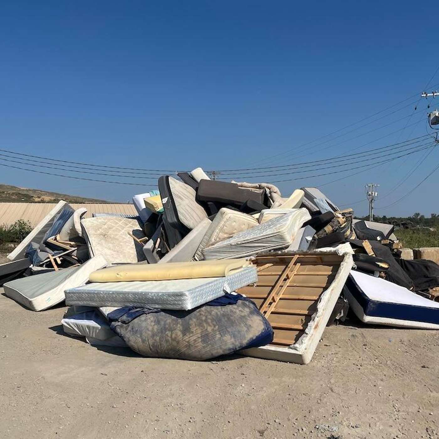 What happens to your stinky old mattress at the landfill