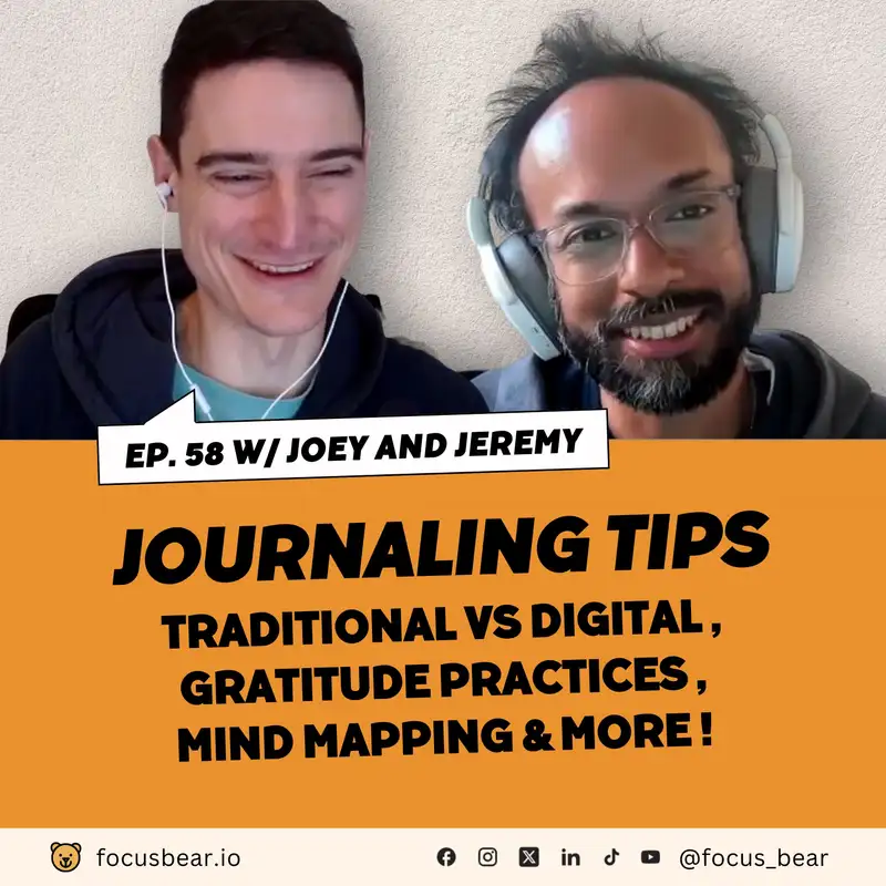 Episode 58: Joey and Jeremy discuss journaling