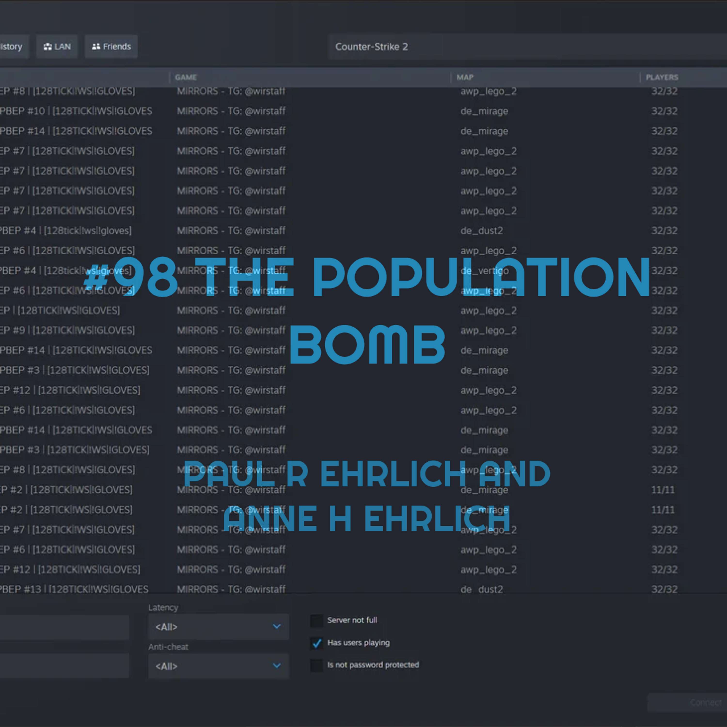 #98 The Population Bomb - Paul R Ehrlich and Anne H Ehrlich
