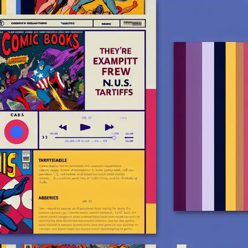 Tariff Relief for Comic Books: Superheroes and Villains Stay Affordable for Now