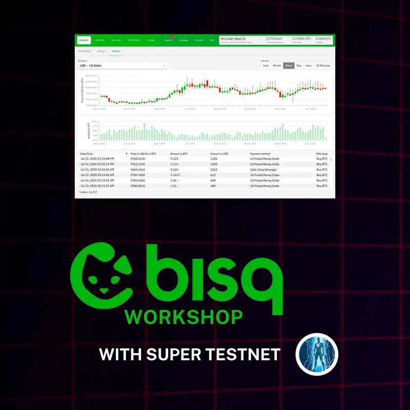 bisq workshop with Super Testnet