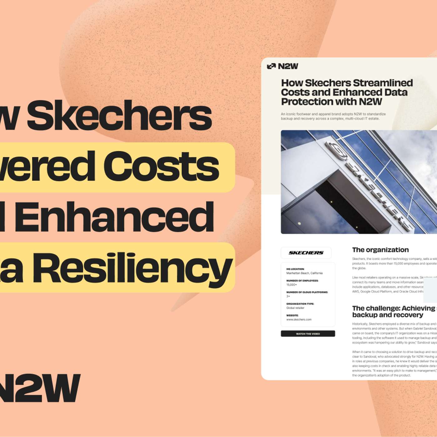 How Skechers Streamlined Costs and Enhanced AWS Data Protection with N2W