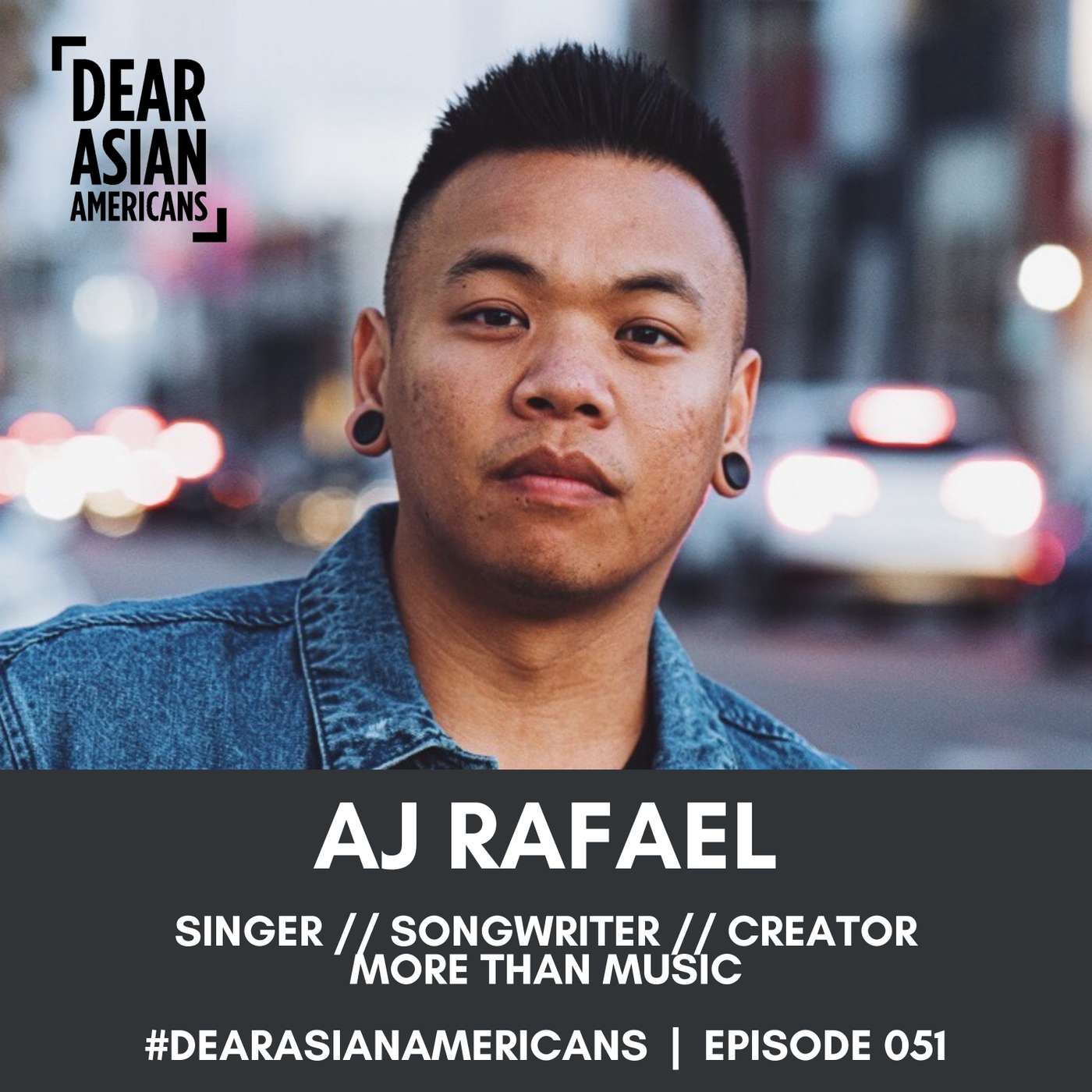 051 // AJ Rafael // Singer, Songwriter, Creator // More Than Music episode artwork