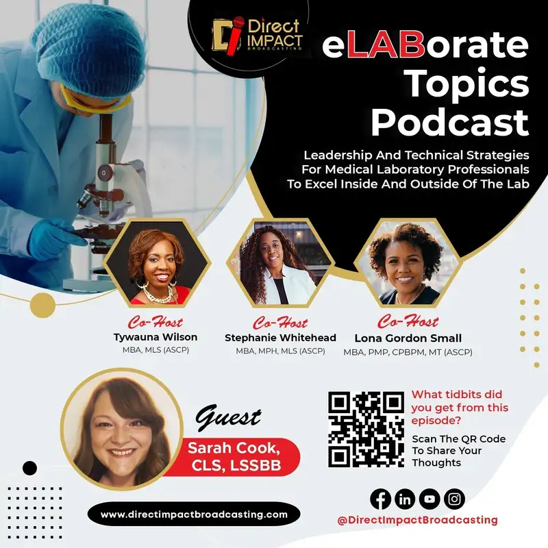 Episode 16: Measure, Monitor, Sustain: Lab Problem Solving Made Easy!- Sarah Cook