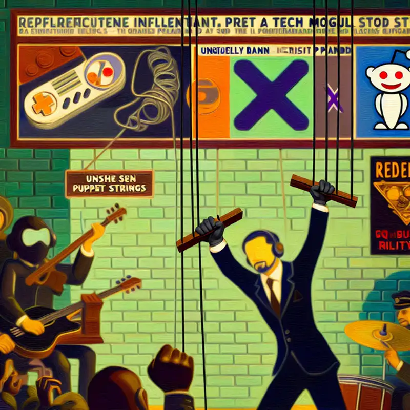 The Unseen Puppet Strings: How Elon Musk Influenced Reddit Amid Moderator Uprising