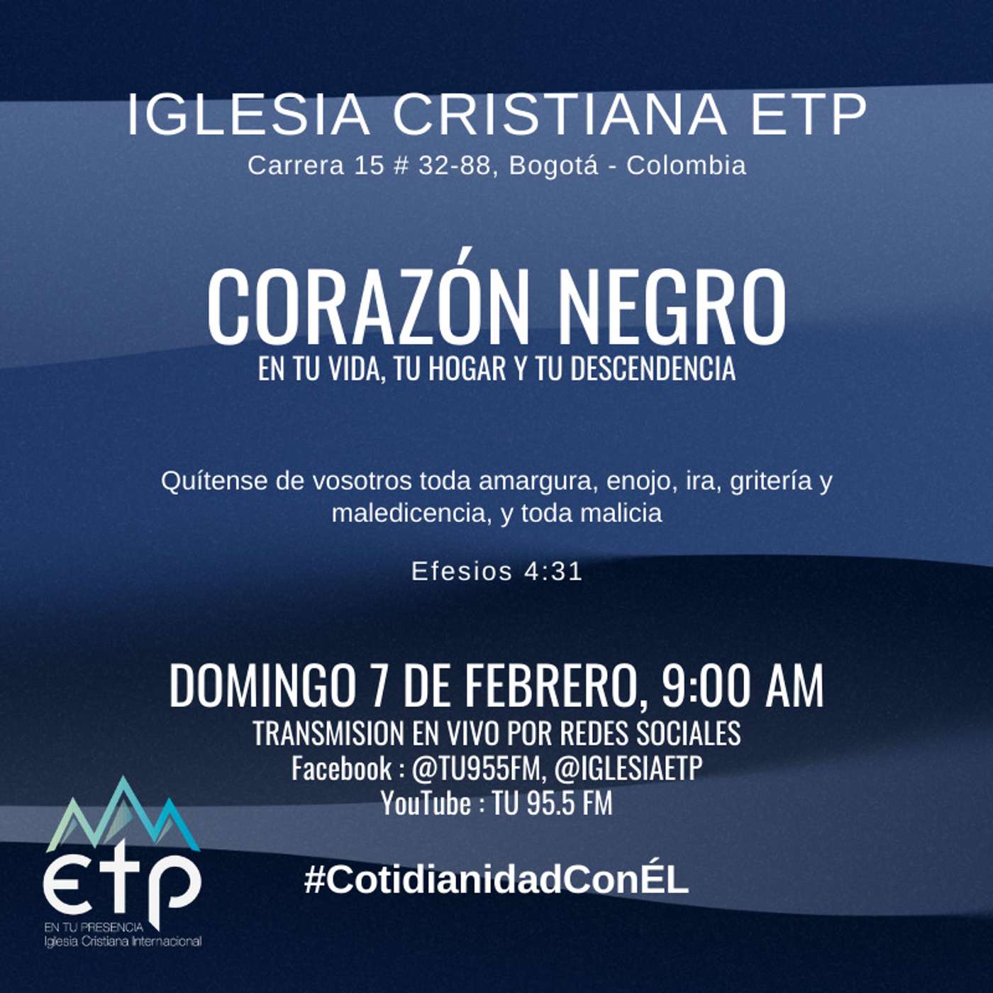 Charlas Iglesia ETP | Pastores Luis Salas y Jeannette Noguera, Iglesia ETP