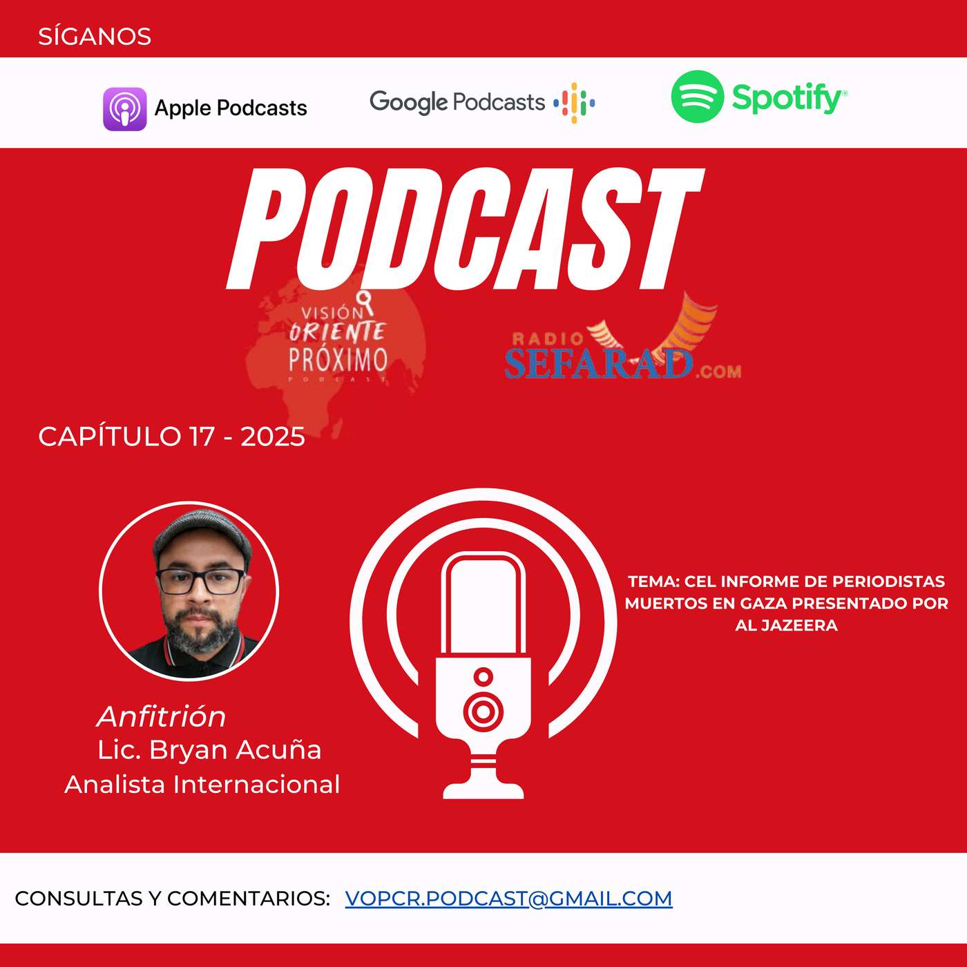 Capítulo 17 - 2025: El informe de periodistas muertos en Gaza presentado por Al Jazeera Capítulo 17 - 2025: El informe de periodistas muertos en Gaza presentado por Al Jazeera