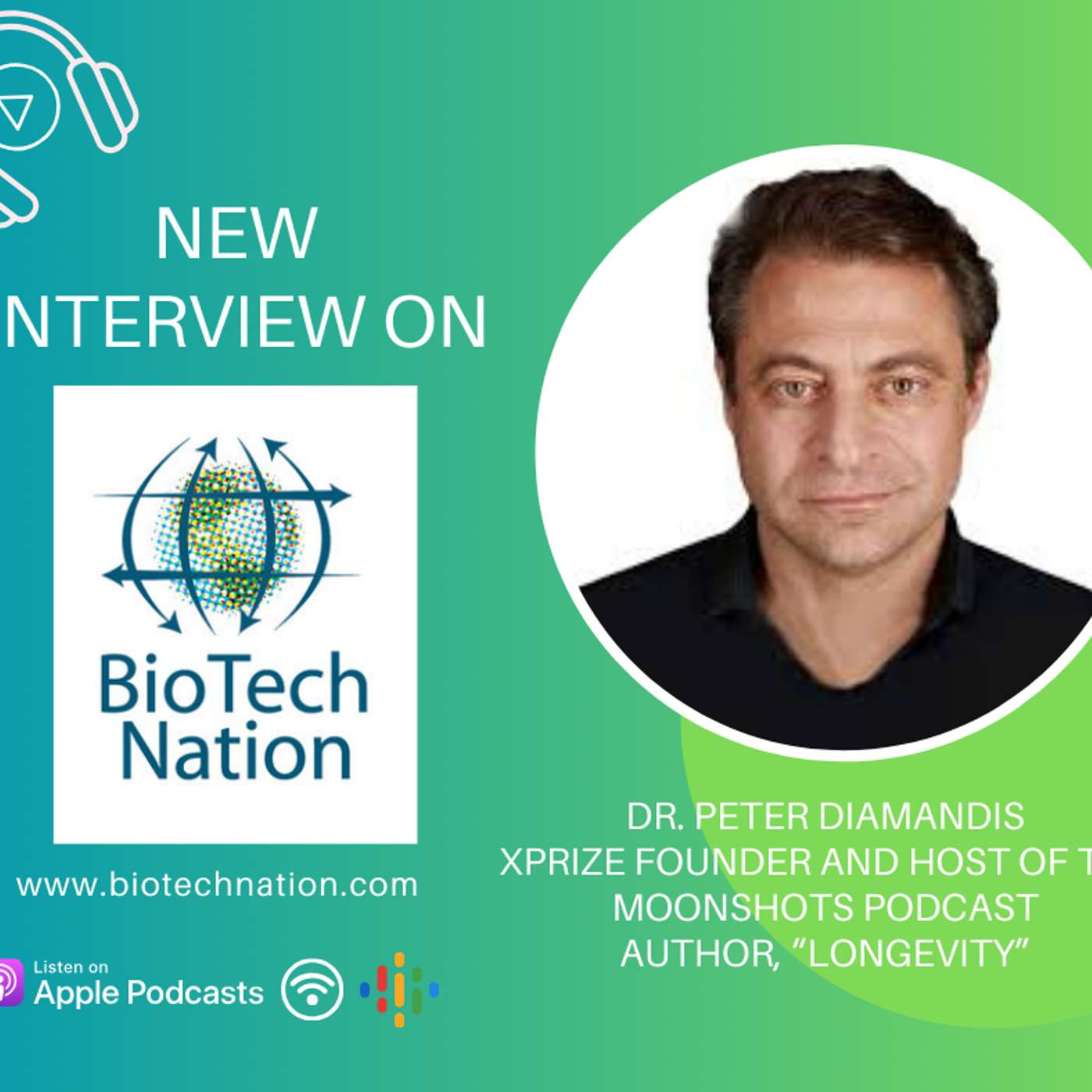Living Longer??? Dr. Peter Diamandis, XPrize Founder and Author, 