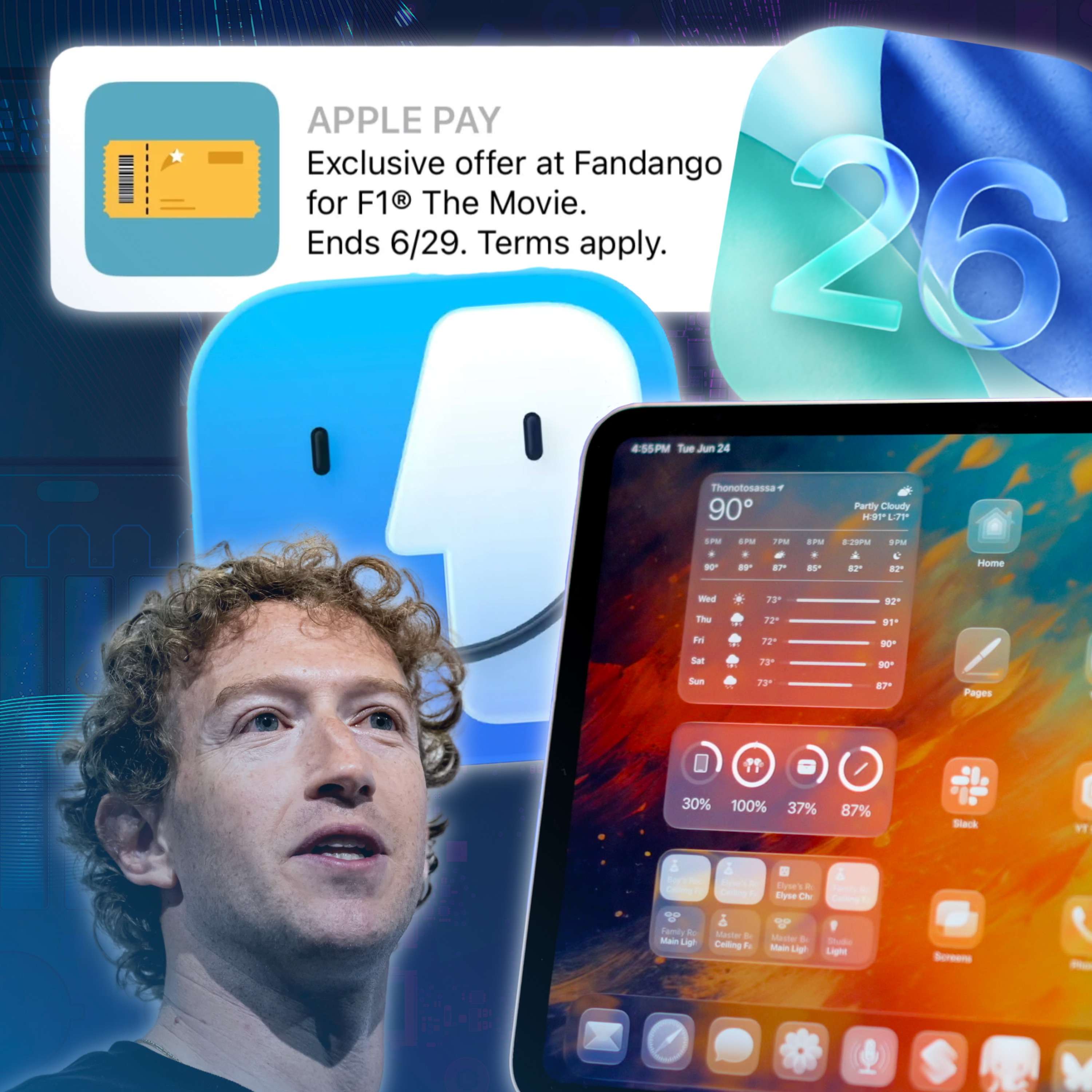 cover of episode Apple Took F1 Too Far, iPadOS 26 Features, Are We All Just LLMs?