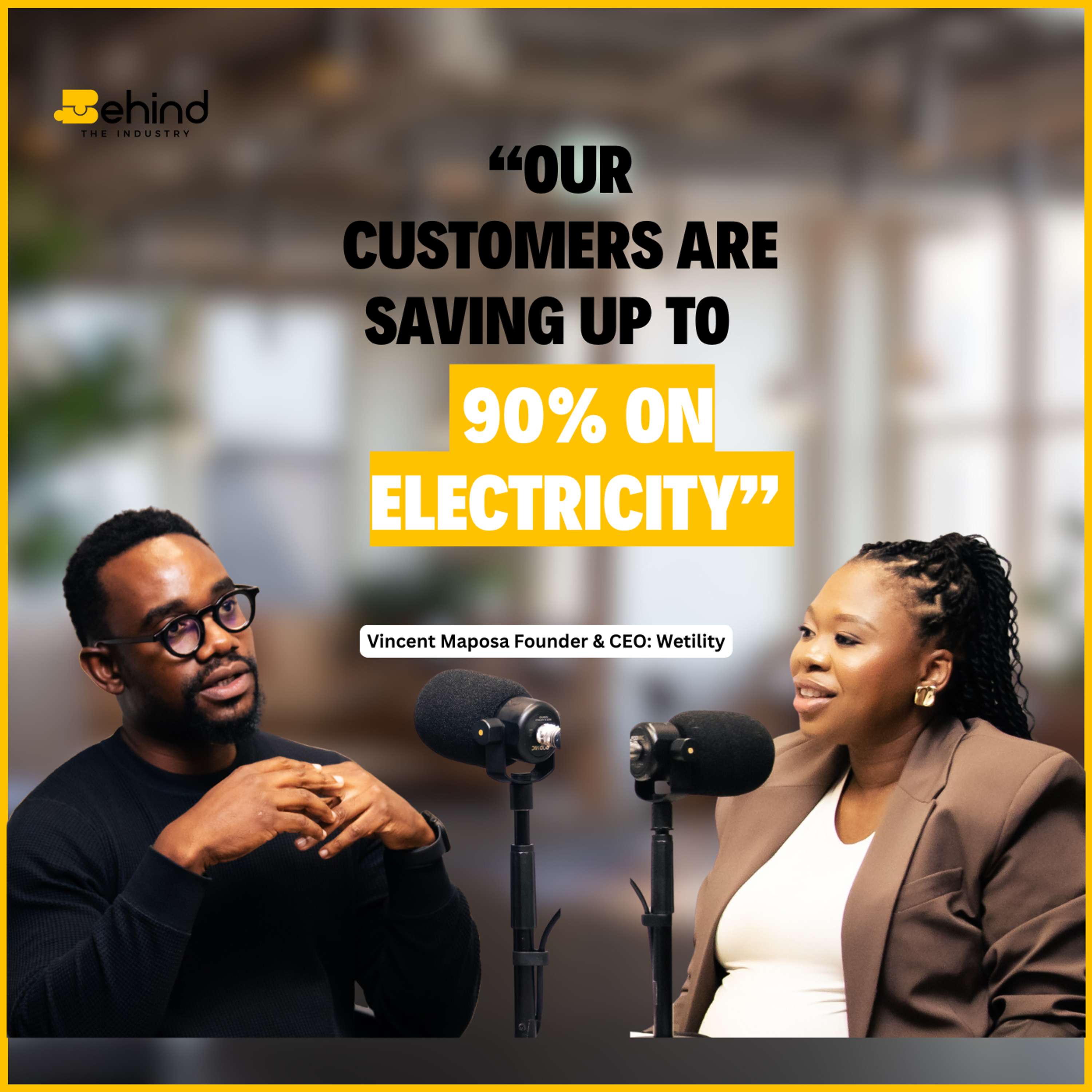 How solar can make electricity cheaper in South Africa | Vincent Maposa on energy innovation | Lungelo Sebetola | Behind The Industry Podcast