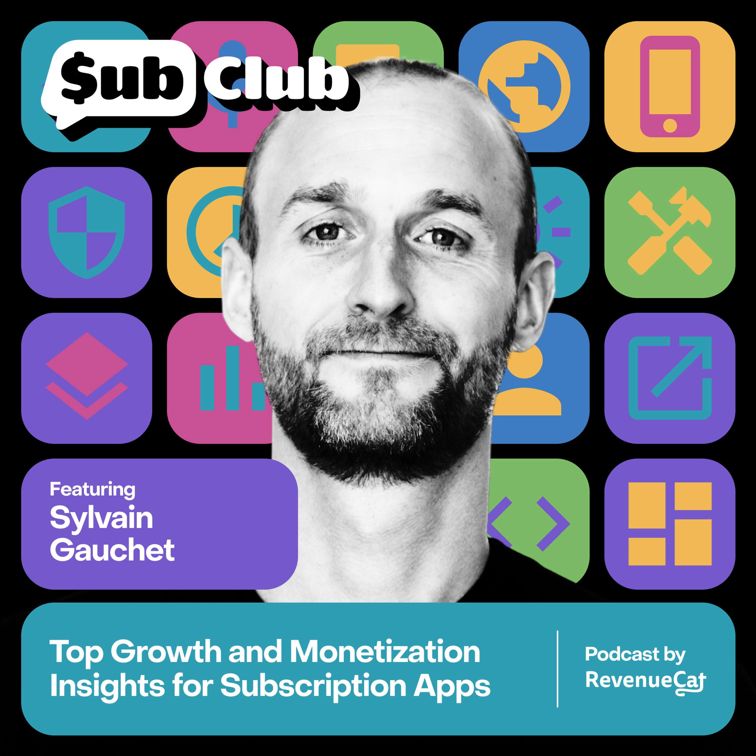 Top Growth and Monetization Insights for Subscription Apps — Sylvain Gauchet, Babbel and Growth Gems - podcast episode cover