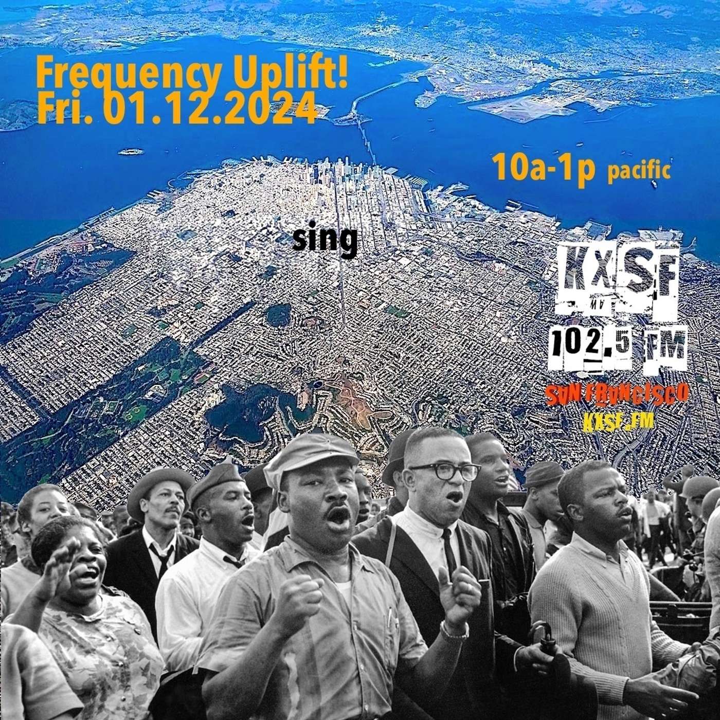 FREQUENCY UPLIFT!  FRI. 01.12.2024_still we sing... remembering the radical, King. episode artwork