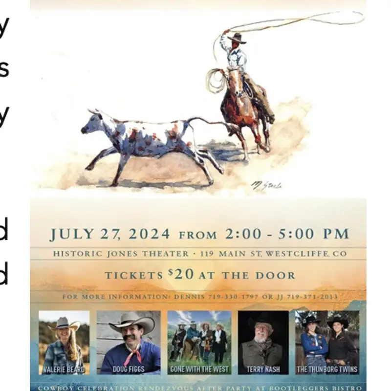 JJ Steele & Dennis Russell and the "Day of the Cowboy" Celebration at the Jones Theater