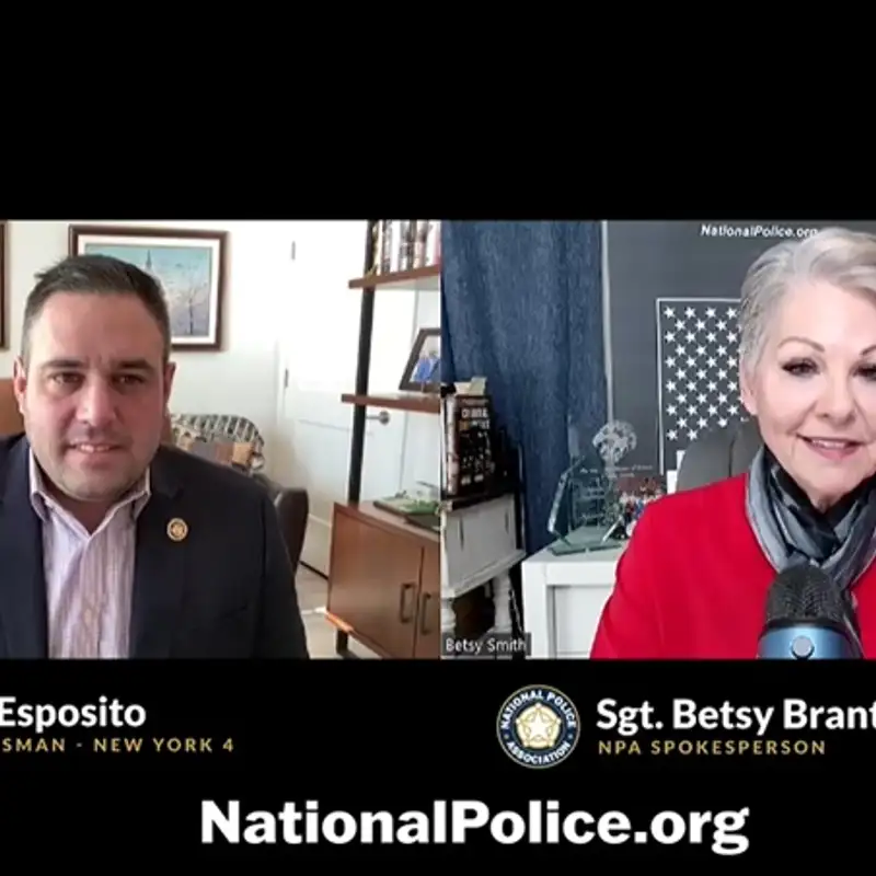 The National Police Association Podcast with Guest, former Congressman Anthony D'Esposito, NYPD Det. (Ret)