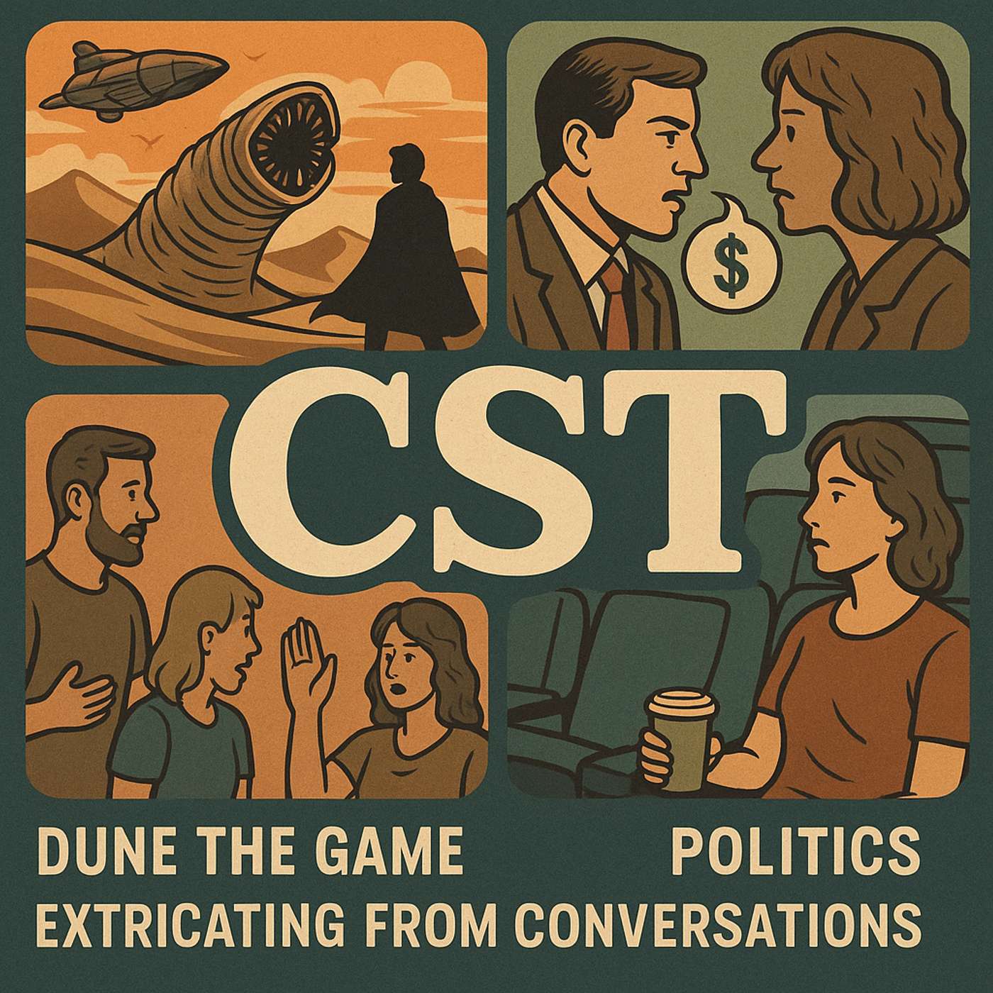 How to extricate yourself from conversations & do stuff alone