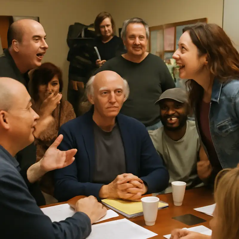 Behind the Laughter: Unveiling the Hilarious Chaos of Curb Your Enthusiasm's Only Taped Production Meeting