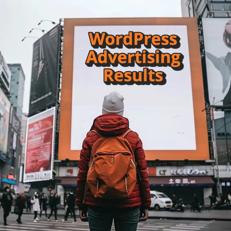WordPress advertising follow up, the results and numbers
