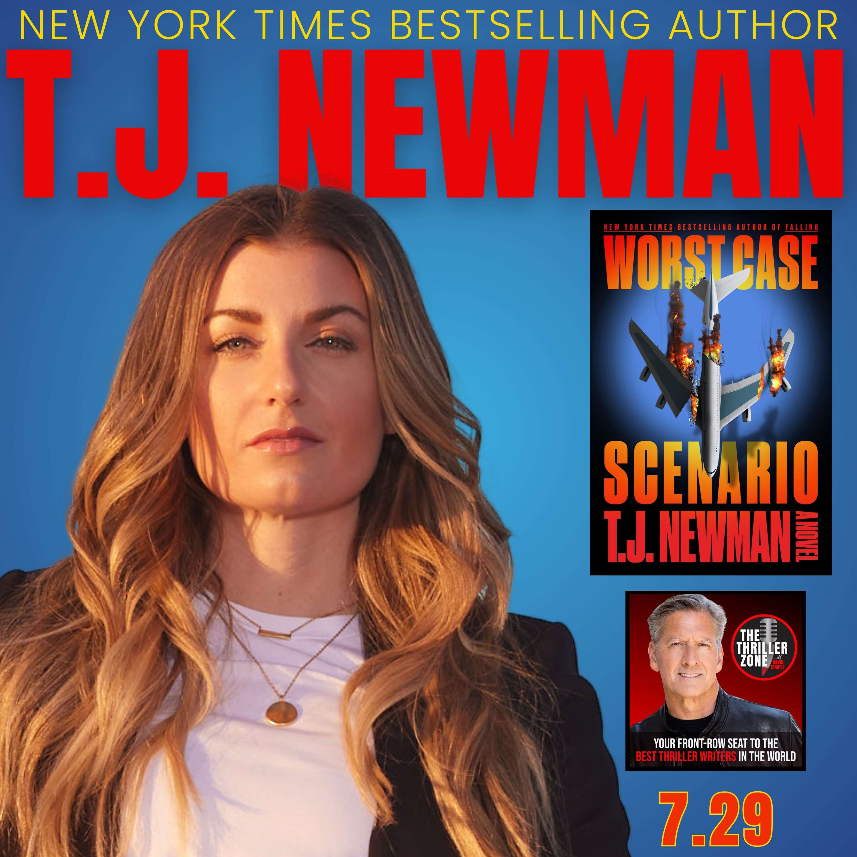 New York Times Bestselling Author TJ Newman on Worst Case Scenario and her biggest fear