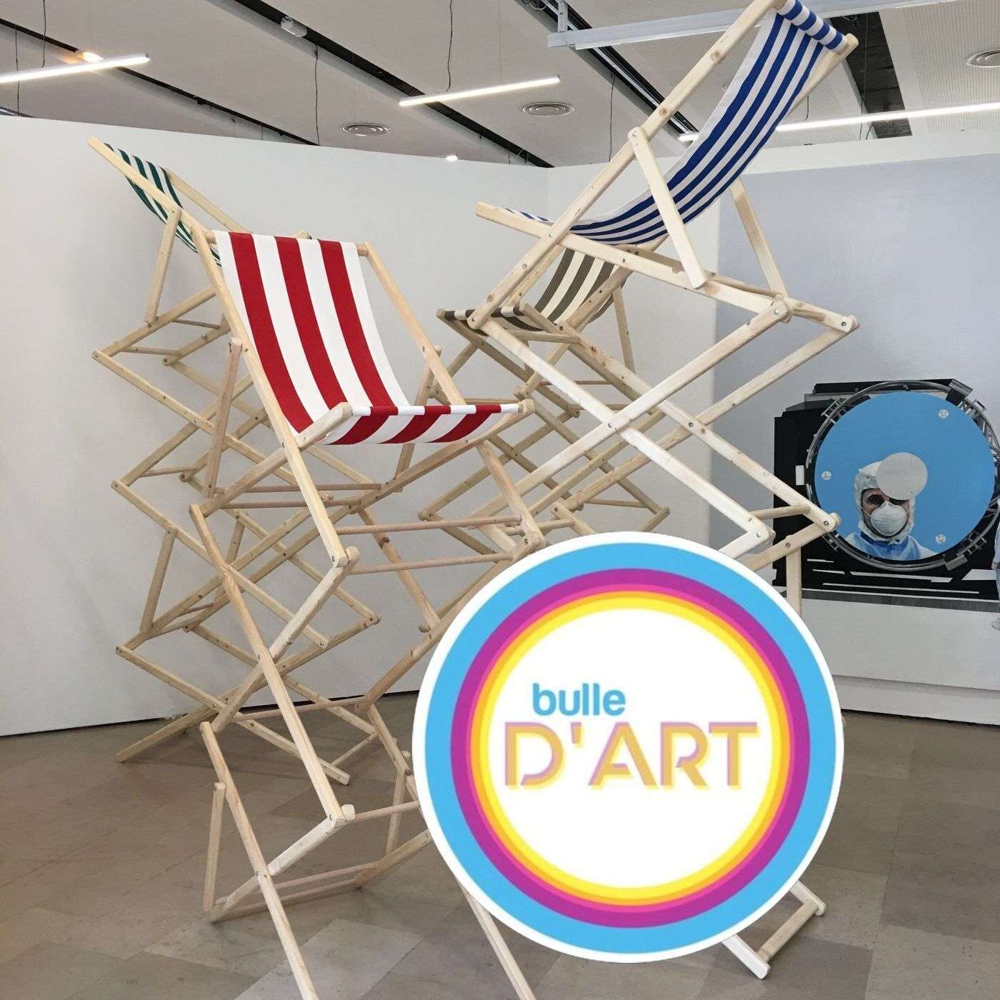 [n°9] Au Salon de Montrouge (4/5) : Thomas Wattebled, chaises longues et feux de bengale + interview episode artwork