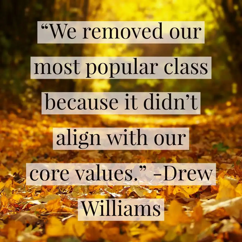 Core Values Help Us Say No with Dr. Drew Williams Transformative Principal 199