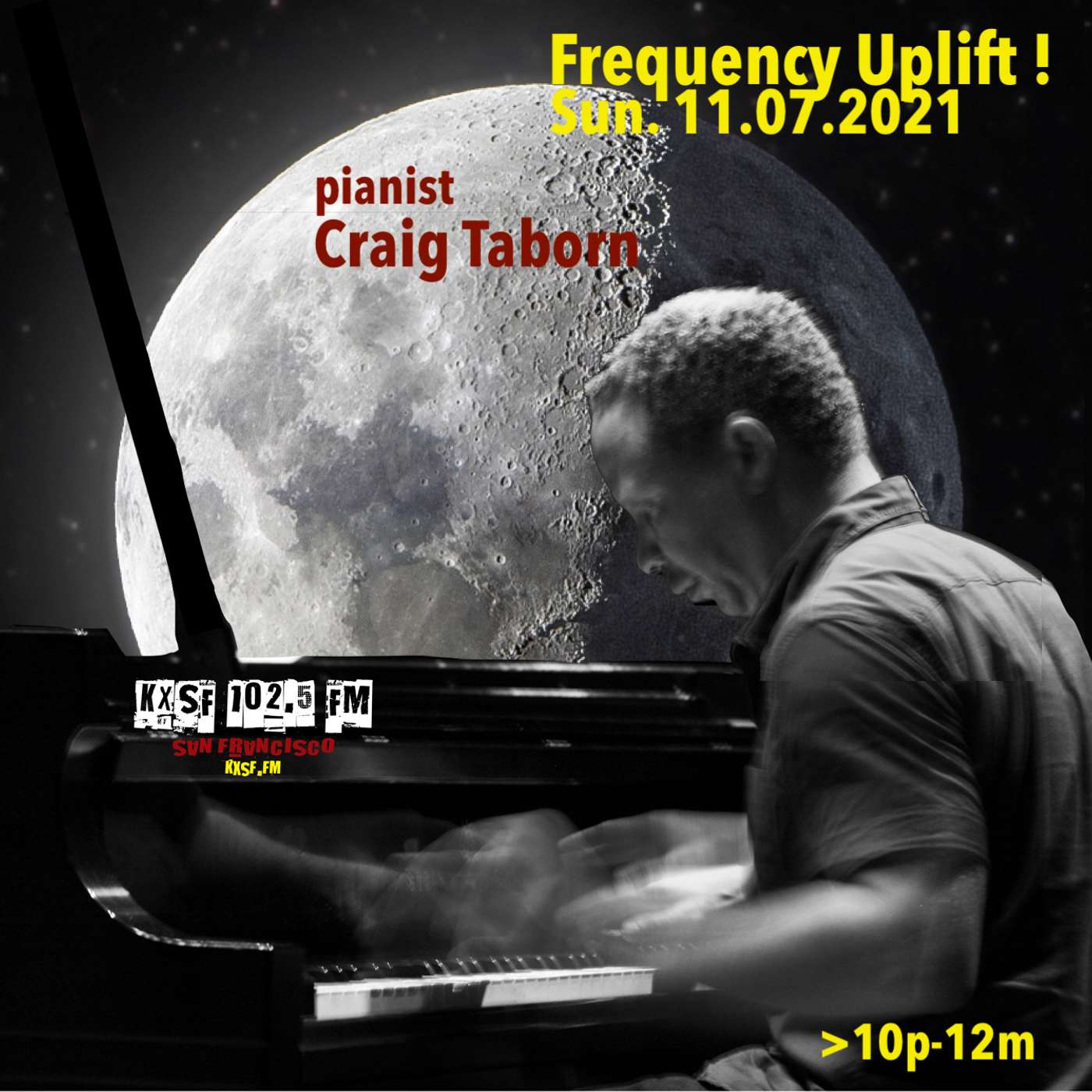 FREQUENCY UPLIFT !  SUN. 11.07.2021 …  Craig Taborn, in the house episode artwork