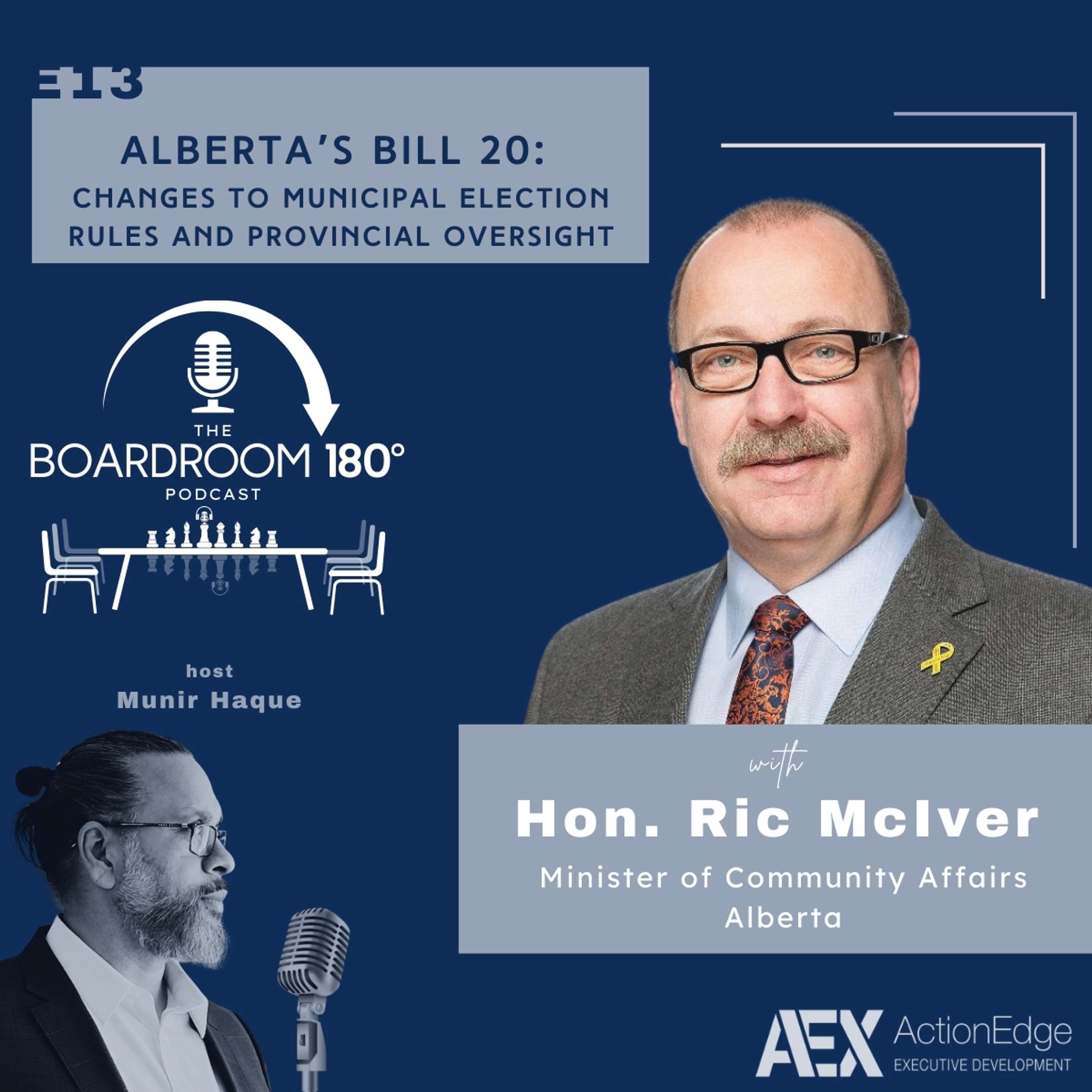 Alberta's Bill 20 Changes to Municipal Elections Rules and Oversight, with Ric McIver, Minister of Municipal affairs